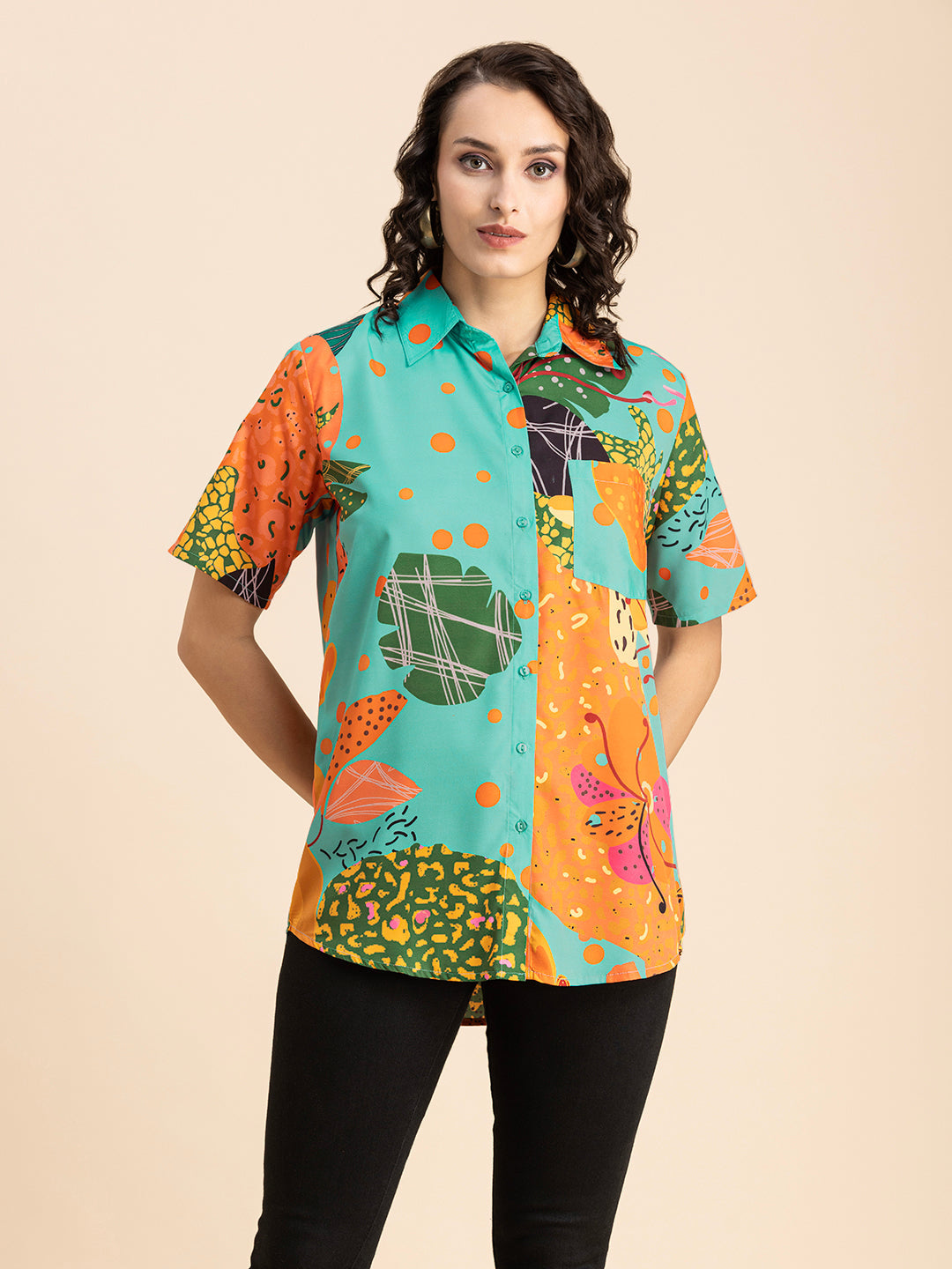 Tropical Long Shirts, Short Sleeve