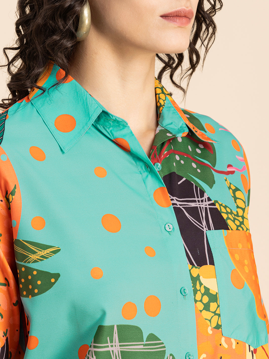 Tropical Long Shirts, Short Sleeve