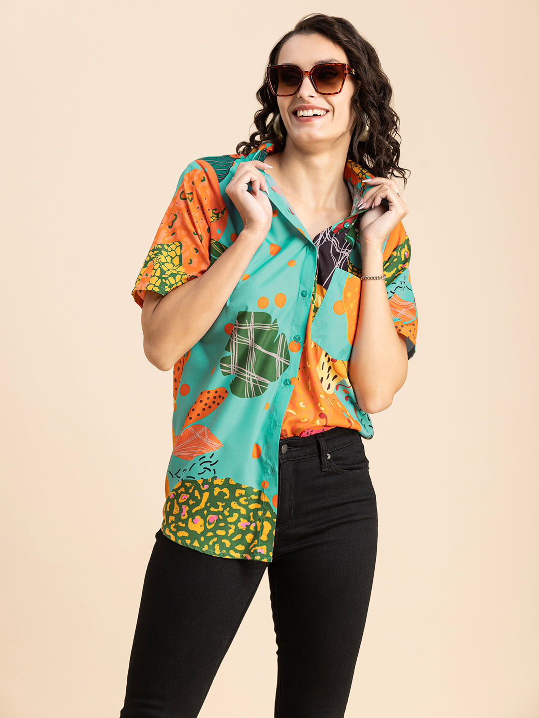 Tropical Long Shirts, Short Sleeve