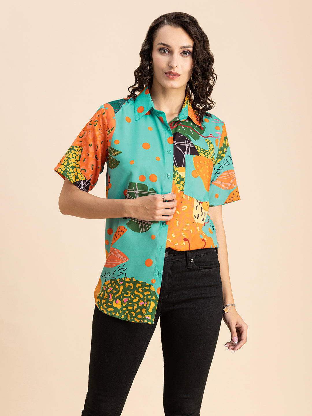 Tropical Long Shirts, Short Sleeve