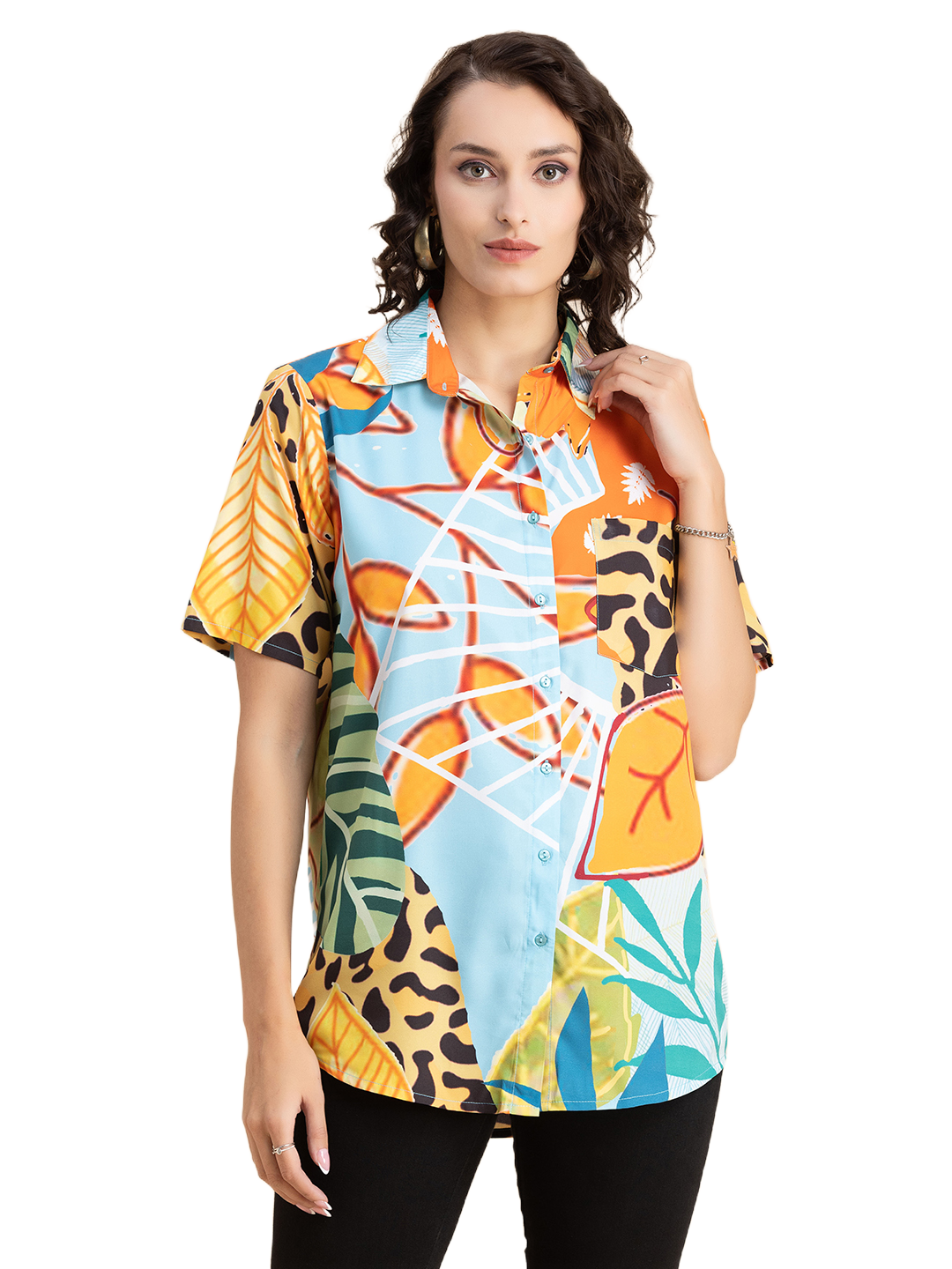 Tropical Long Shirts, Short Sleeve