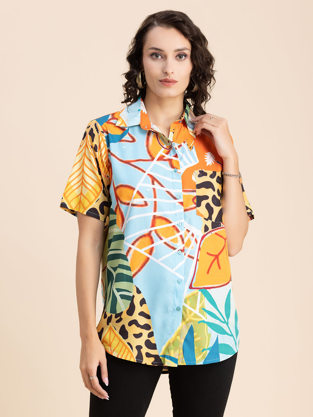 Tropical Long Shirts, Short Sleeve