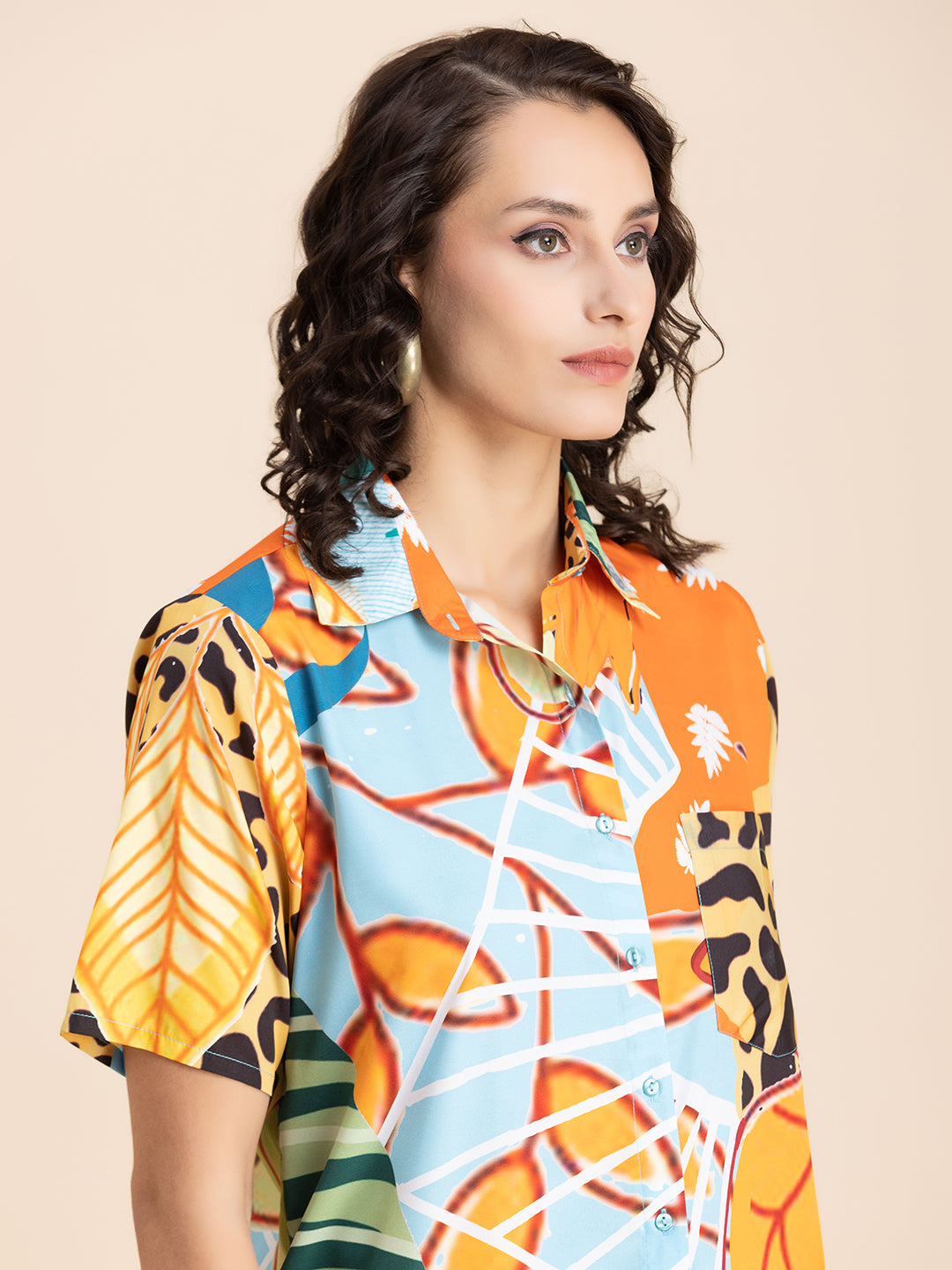 Tropical Long Shirts, Short Sleeve