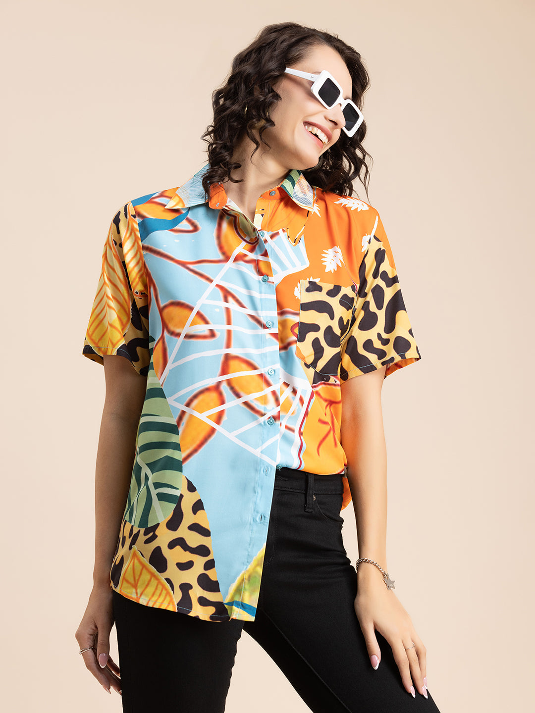 Tropical Long Shirts, Short Sleeve