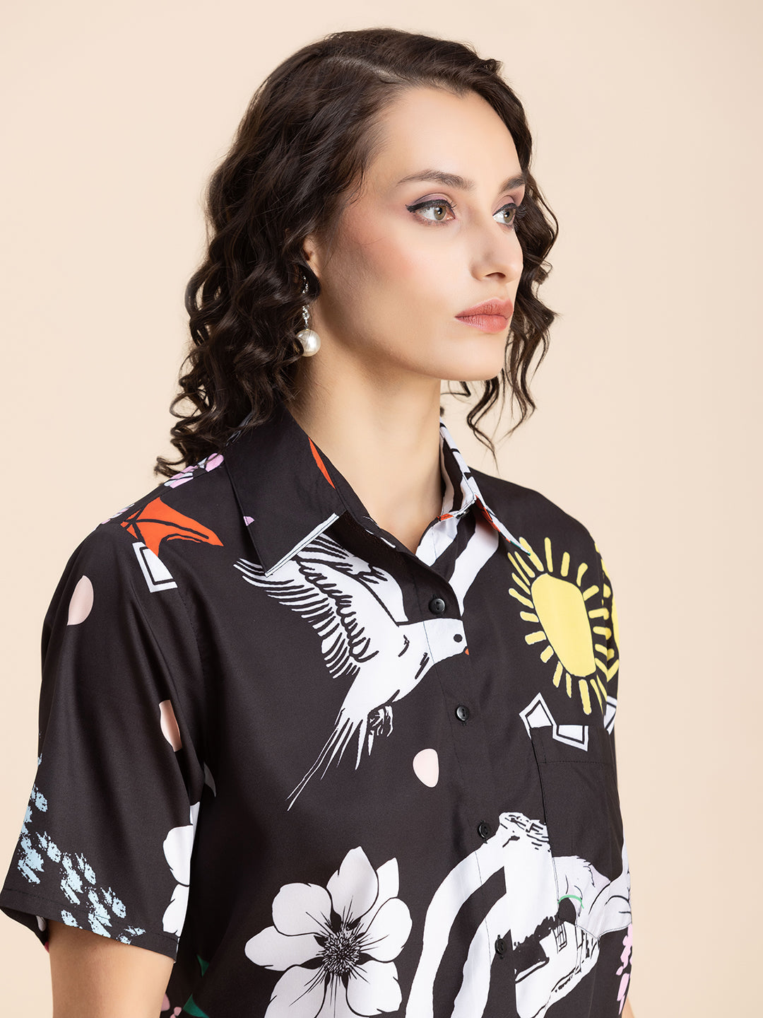 Tropical Long Shirts, Short Sleeve