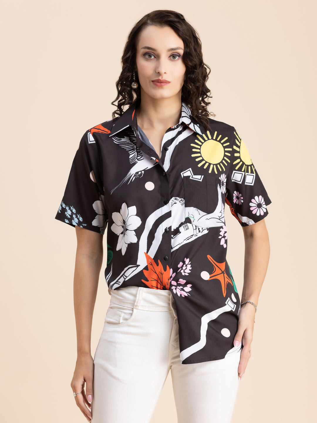 Tropical Long Shirts, Short Sleeve