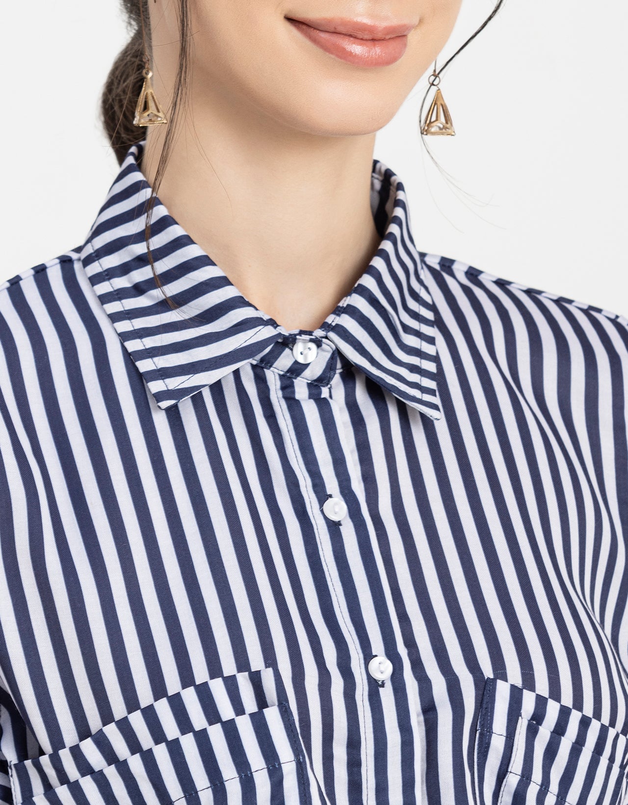 Printed Crop Shirt, Boho Style