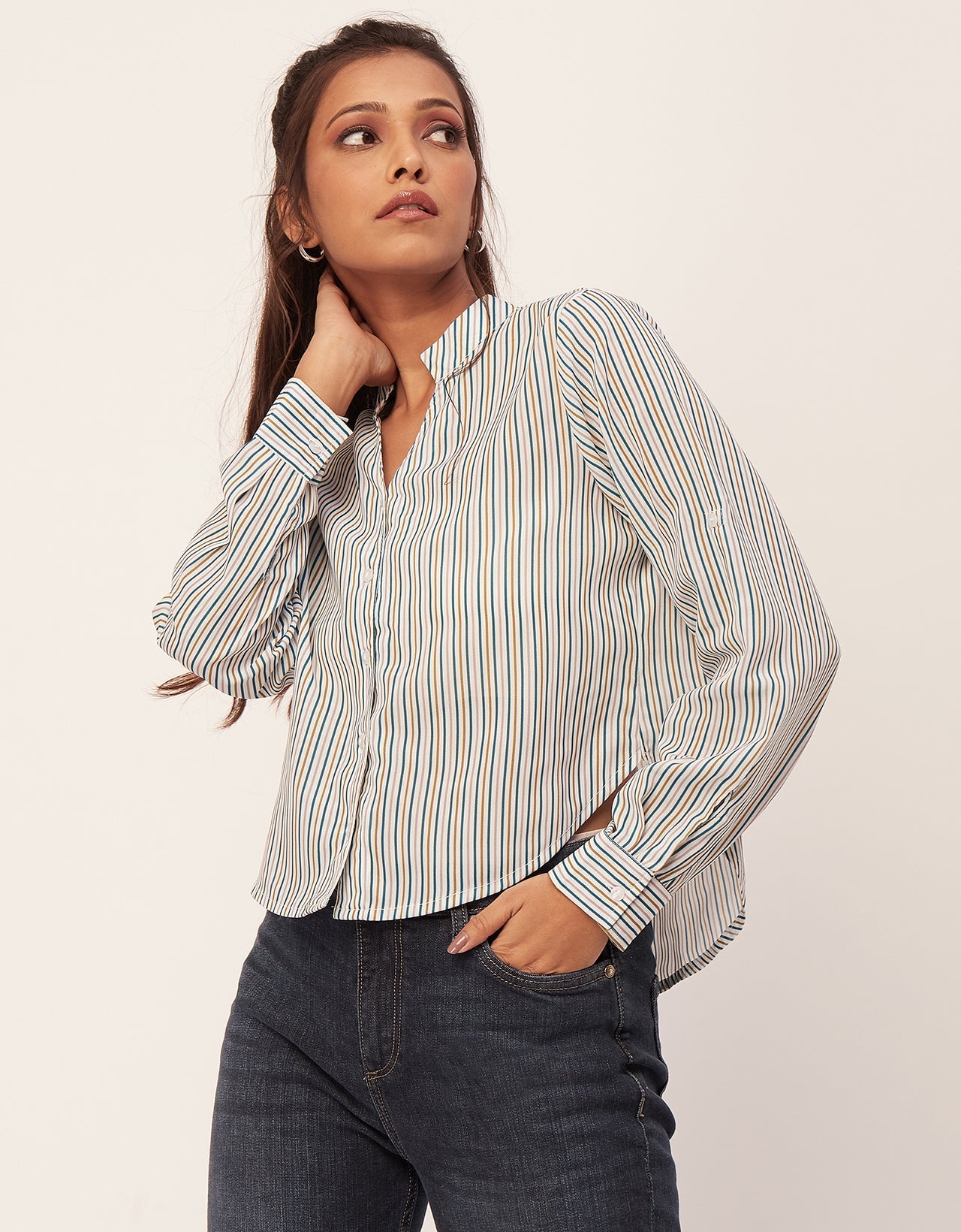 Button-Down Shirts, Roll-Up Sleeve