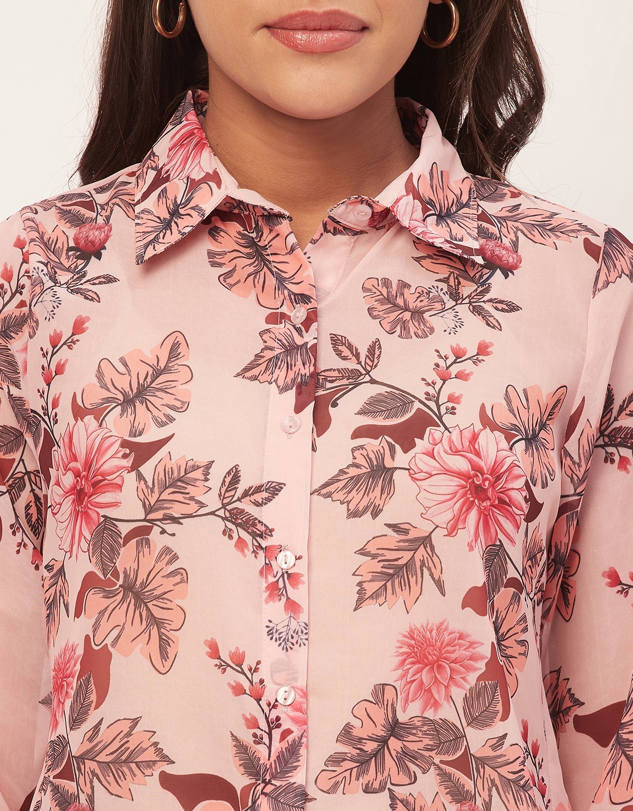 Button Down Collared She