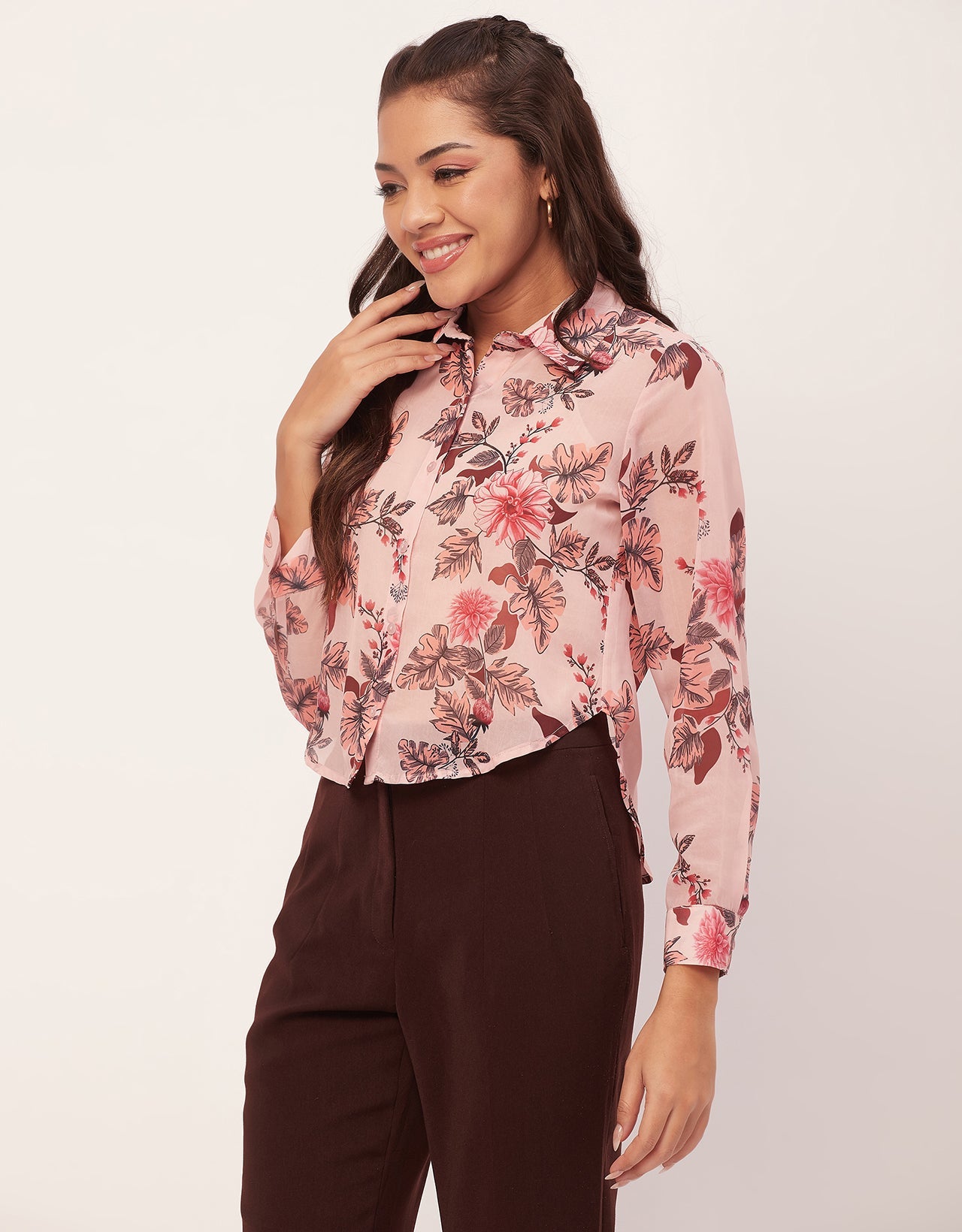 Button Down Collared She