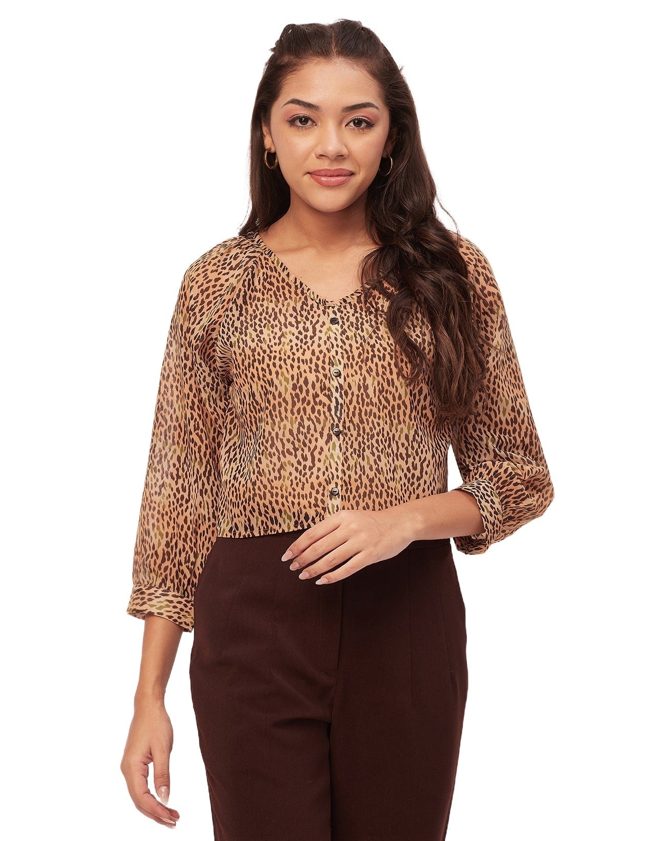 V-Neck Summer Tunic Shirt