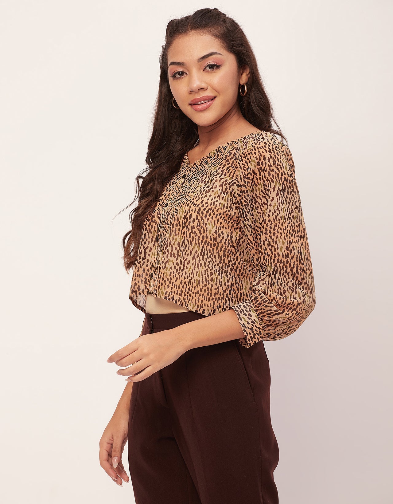 V-Neck Summer Tunic Shirt