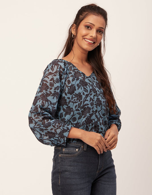 V-Neck Summer Tunic Shirt