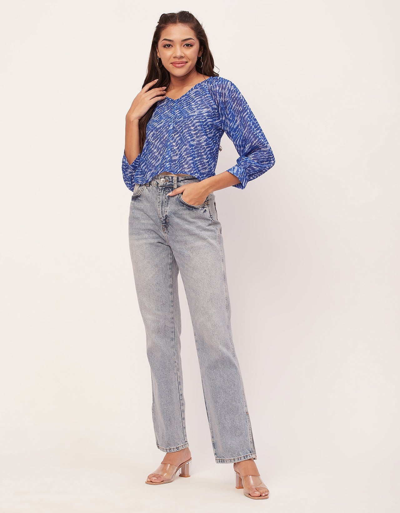 V-Neck Summer Tunic Shirt