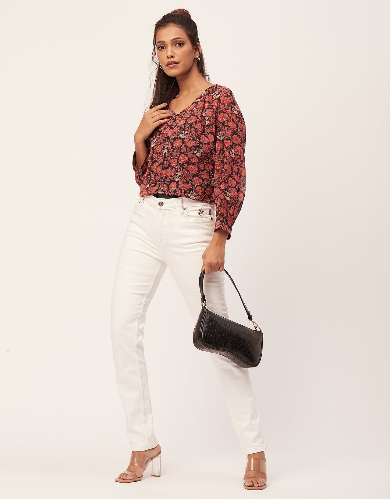 V-Neck Summer Tunic Shirt
