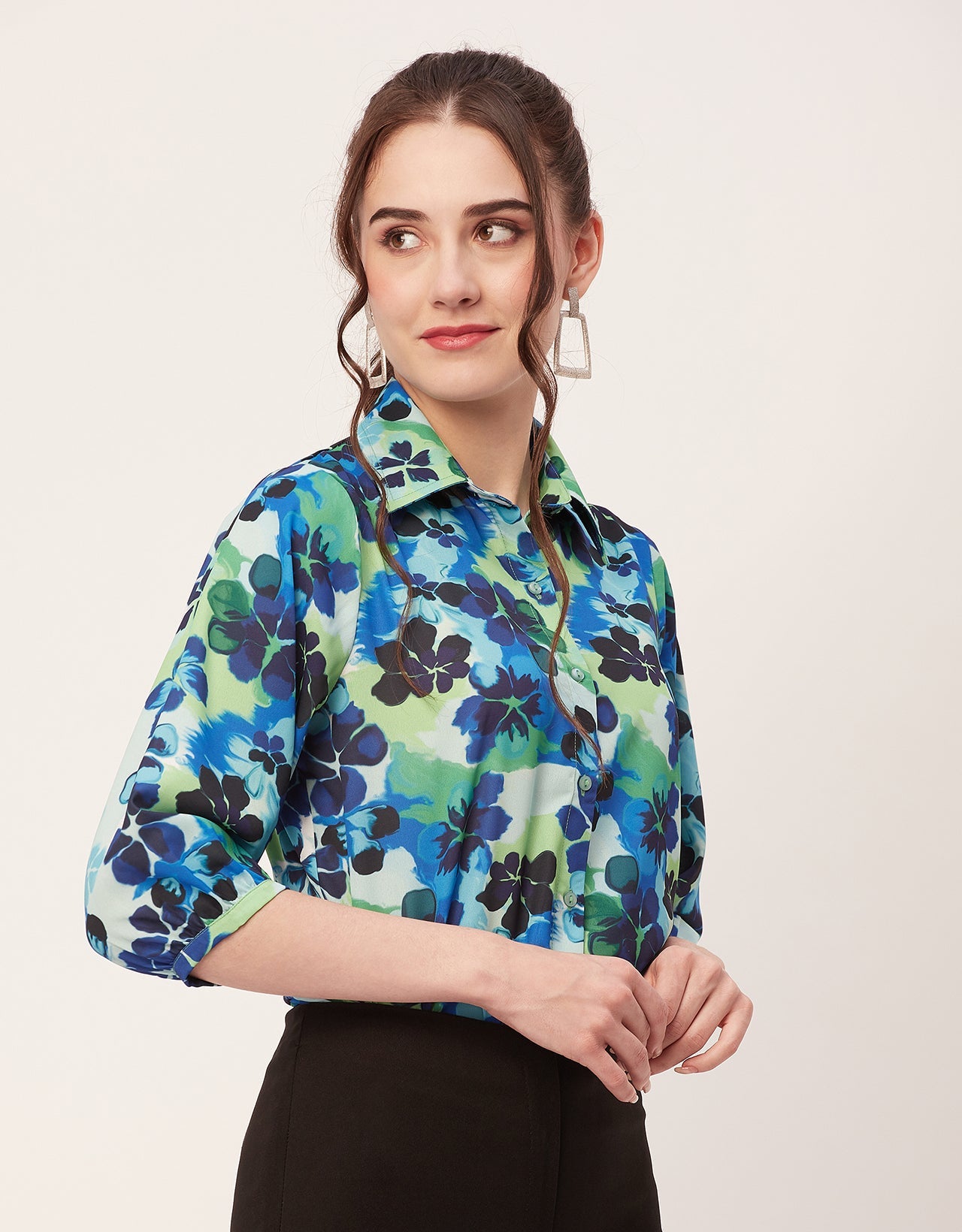 Printed Casual Chic Shirt