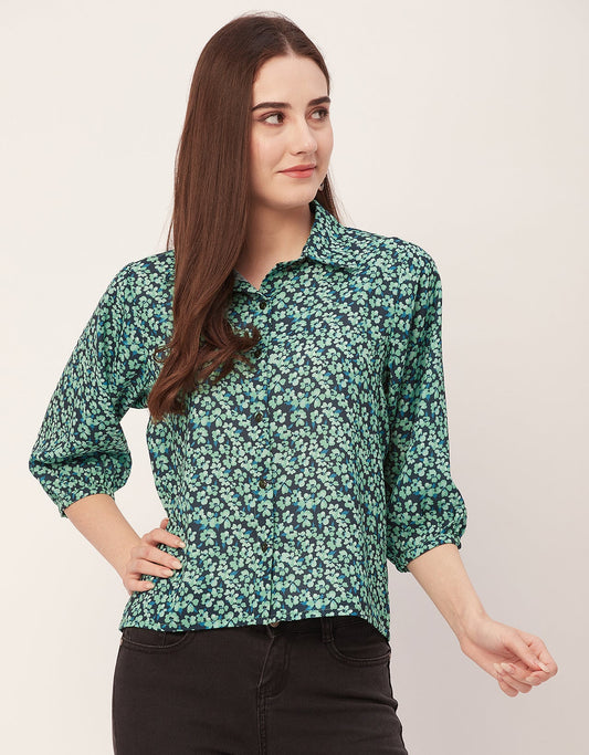 Printed Casual Chic Shirt