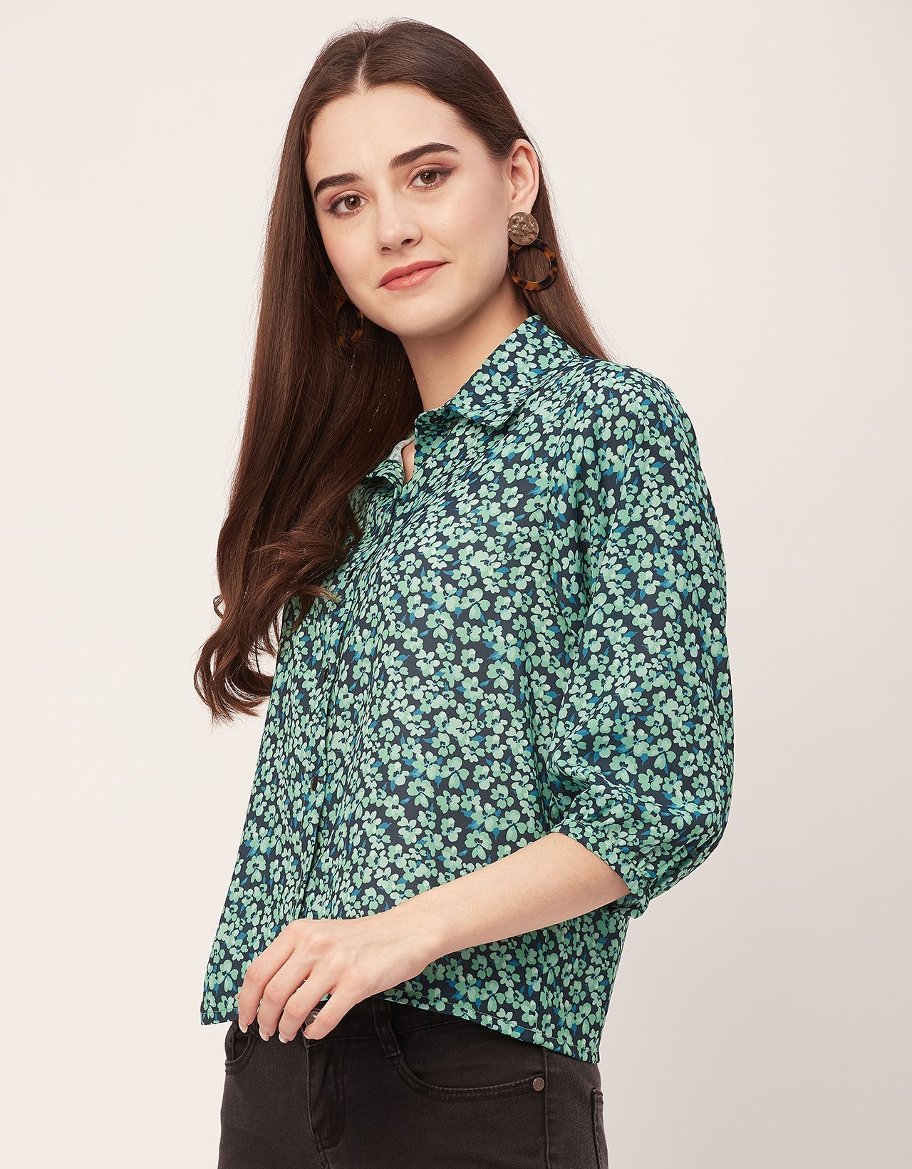 Printed Casual Chic Shirt