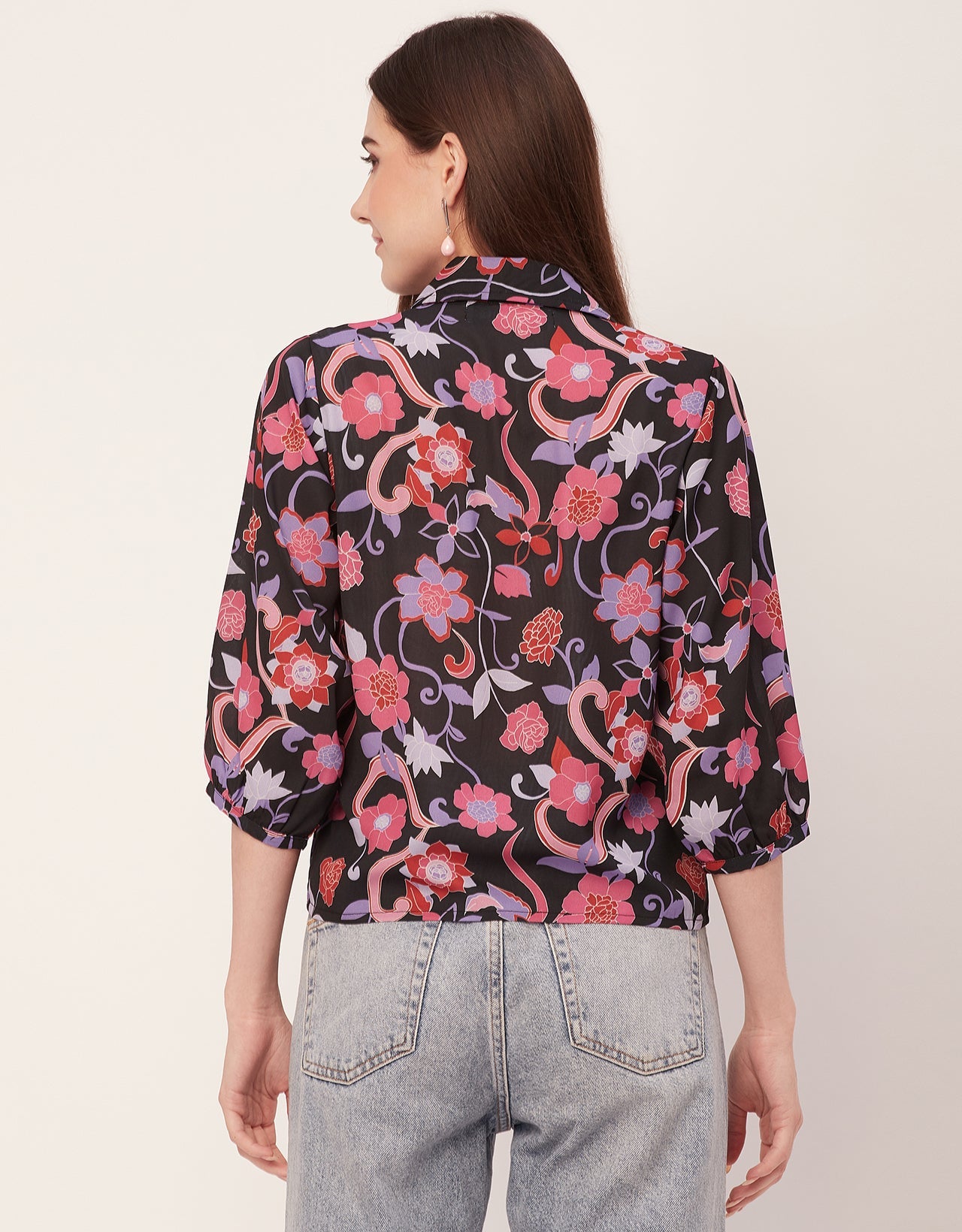 Printed Casual Chic Shirt