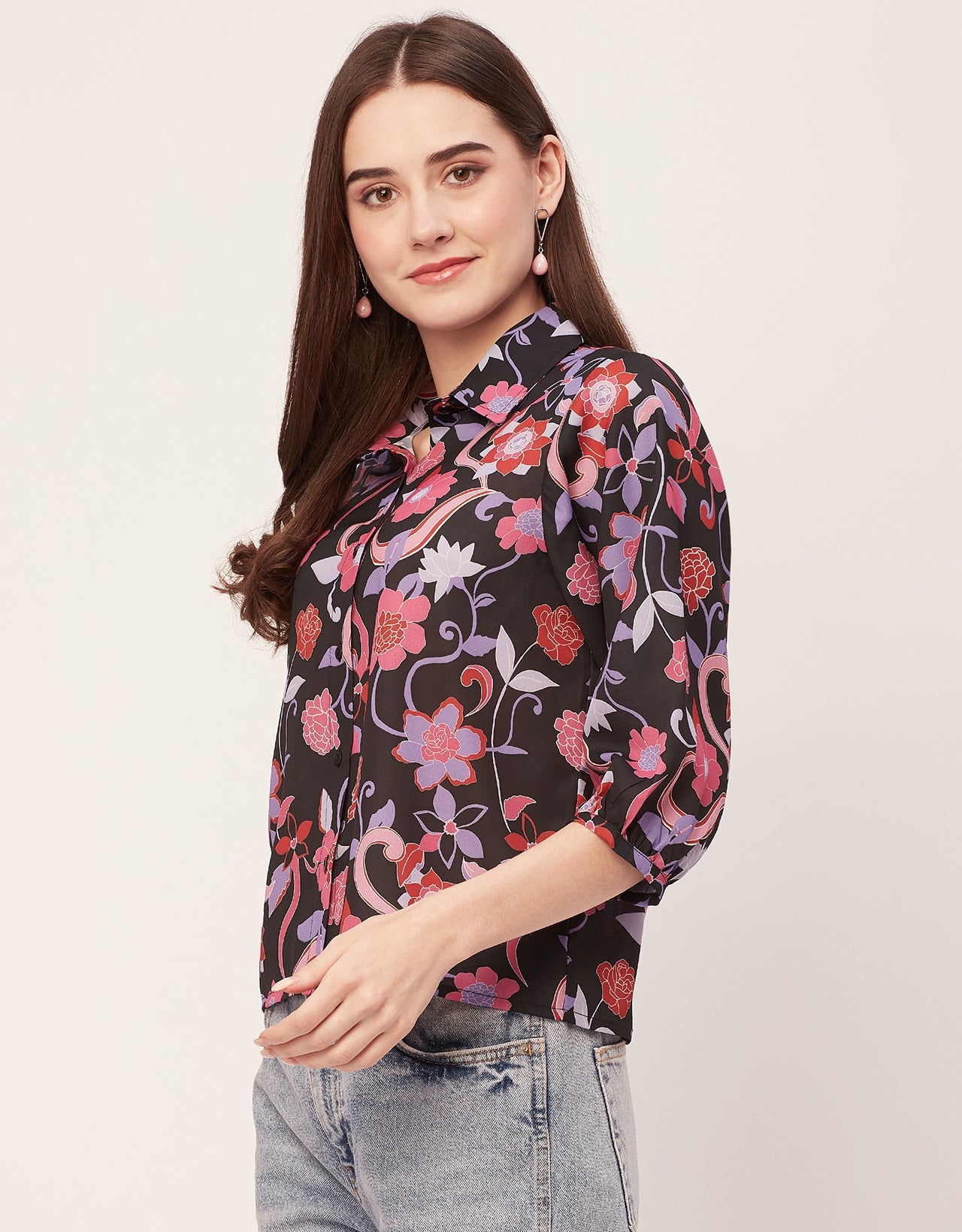Printed Casual Chic Shirt