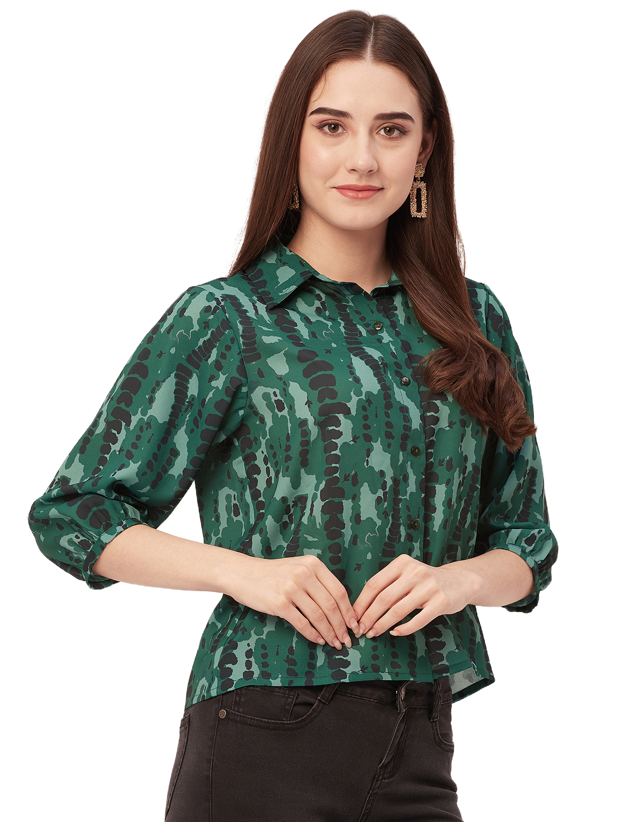 Printed Casual Chic Shirt