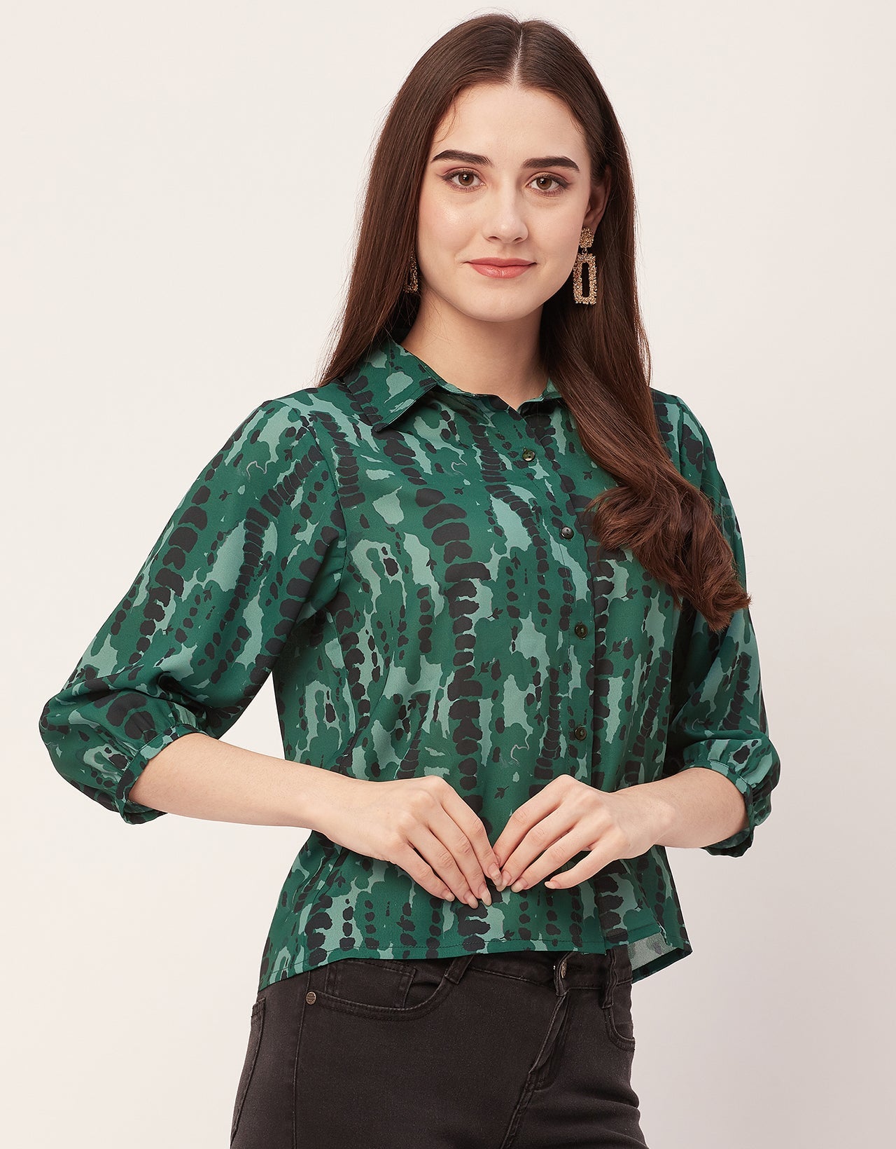 Printed Casual Chic Shirt