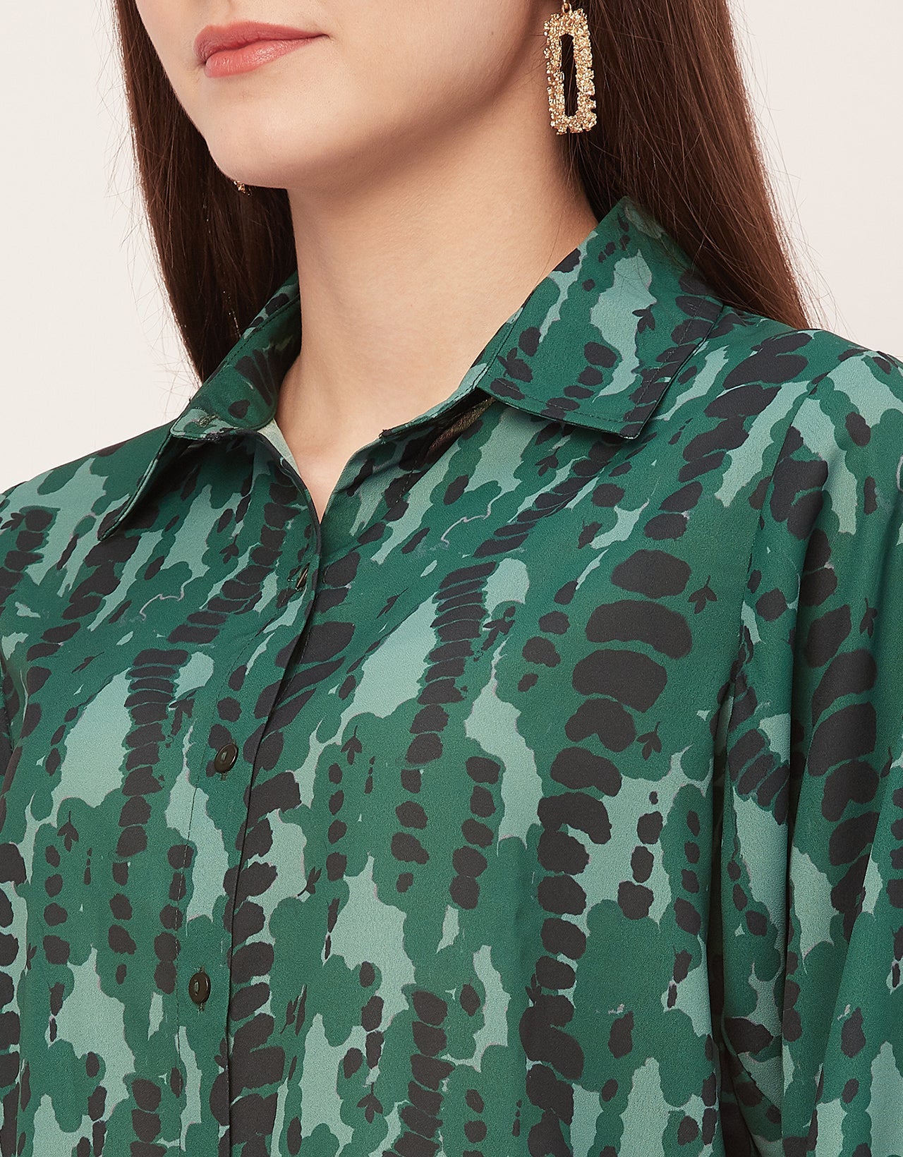 Printed Casual Chic Shirt