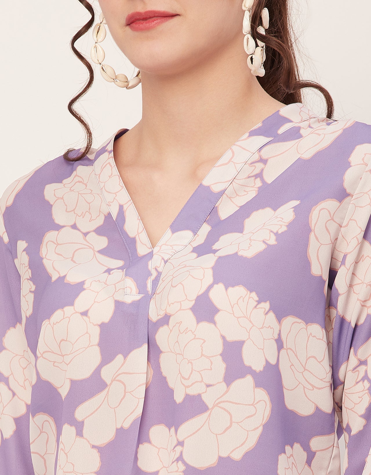 Printed Long Sleeve Top