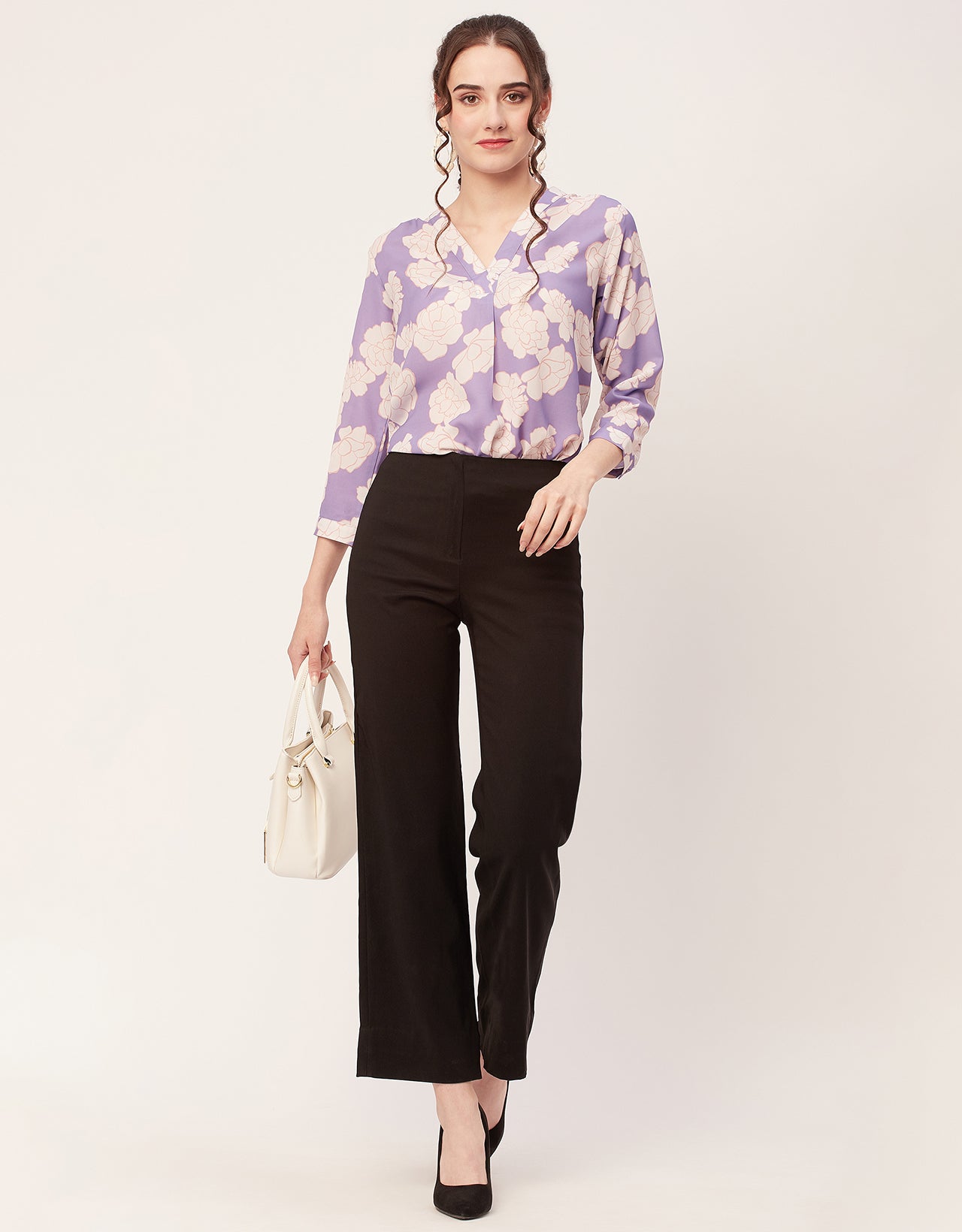 Printed Long Sleeve Top