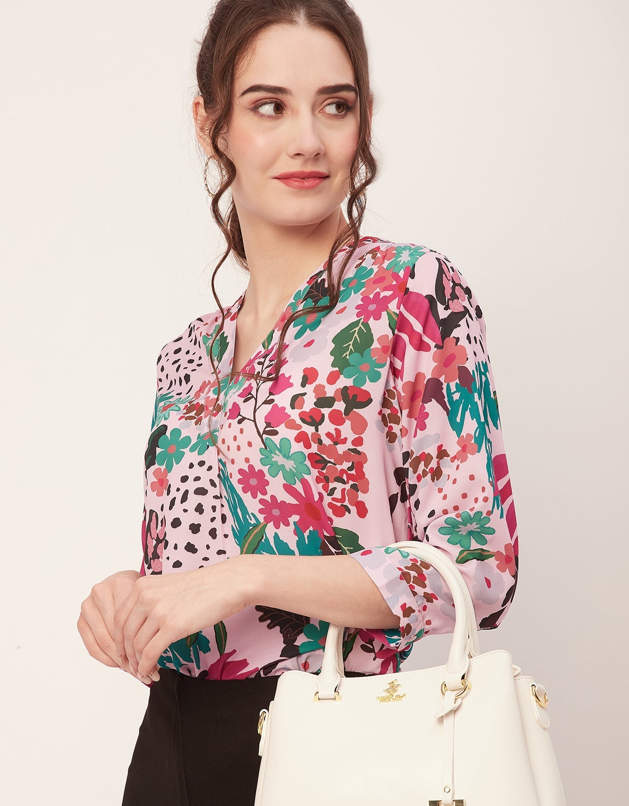 Printed Long Sleeve Top