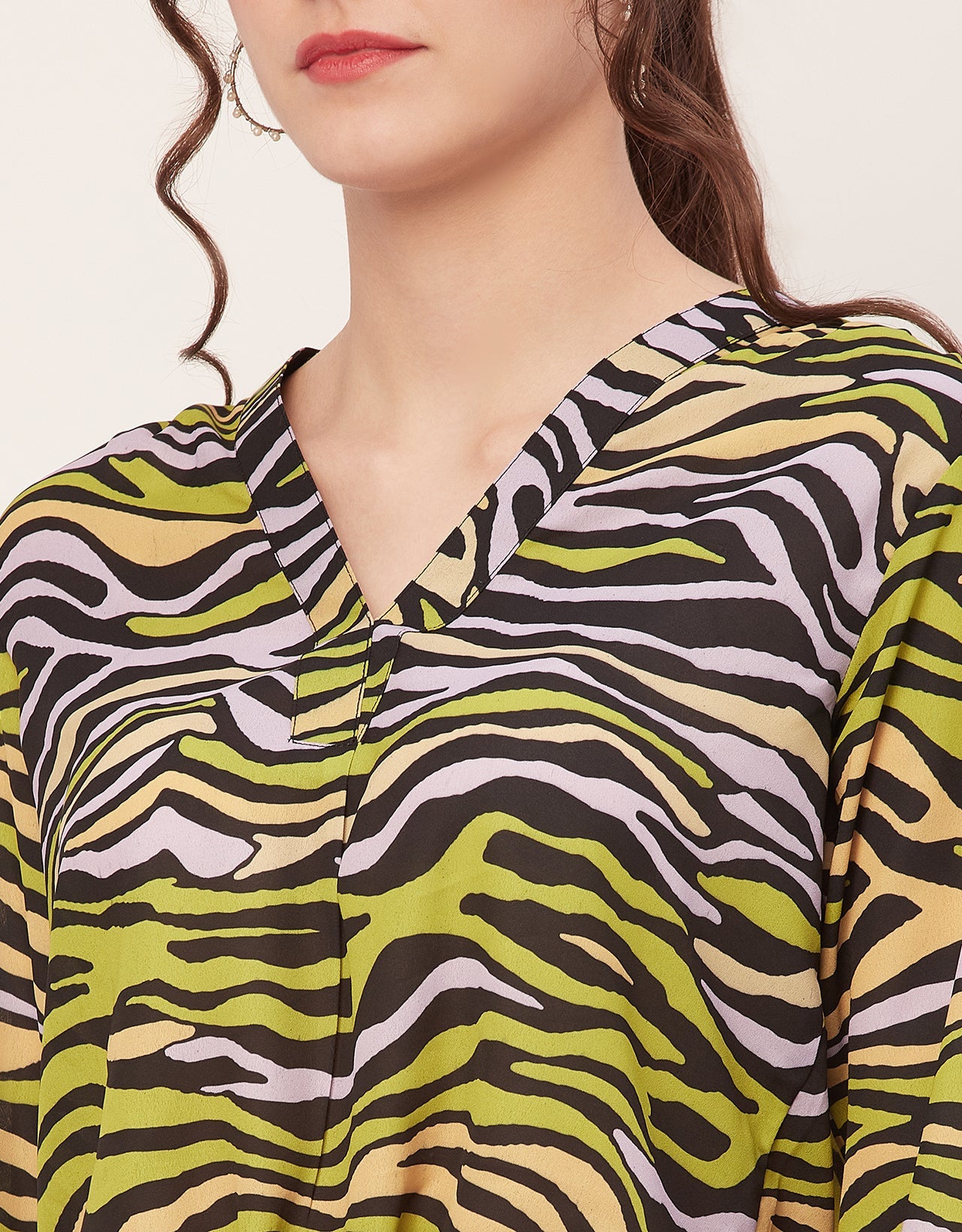 Printed Long Sleeve Top