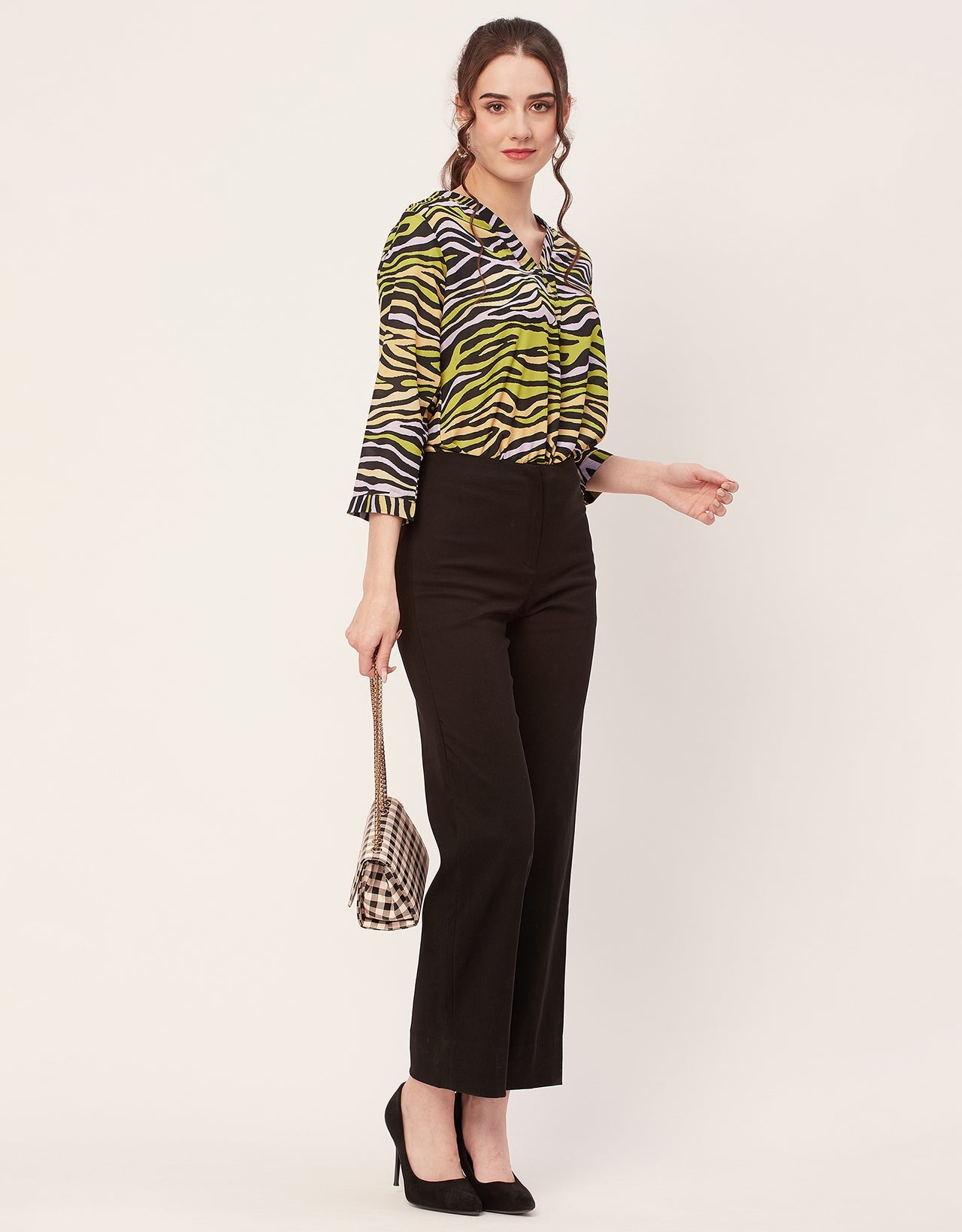 Printed Long Sleeve Top