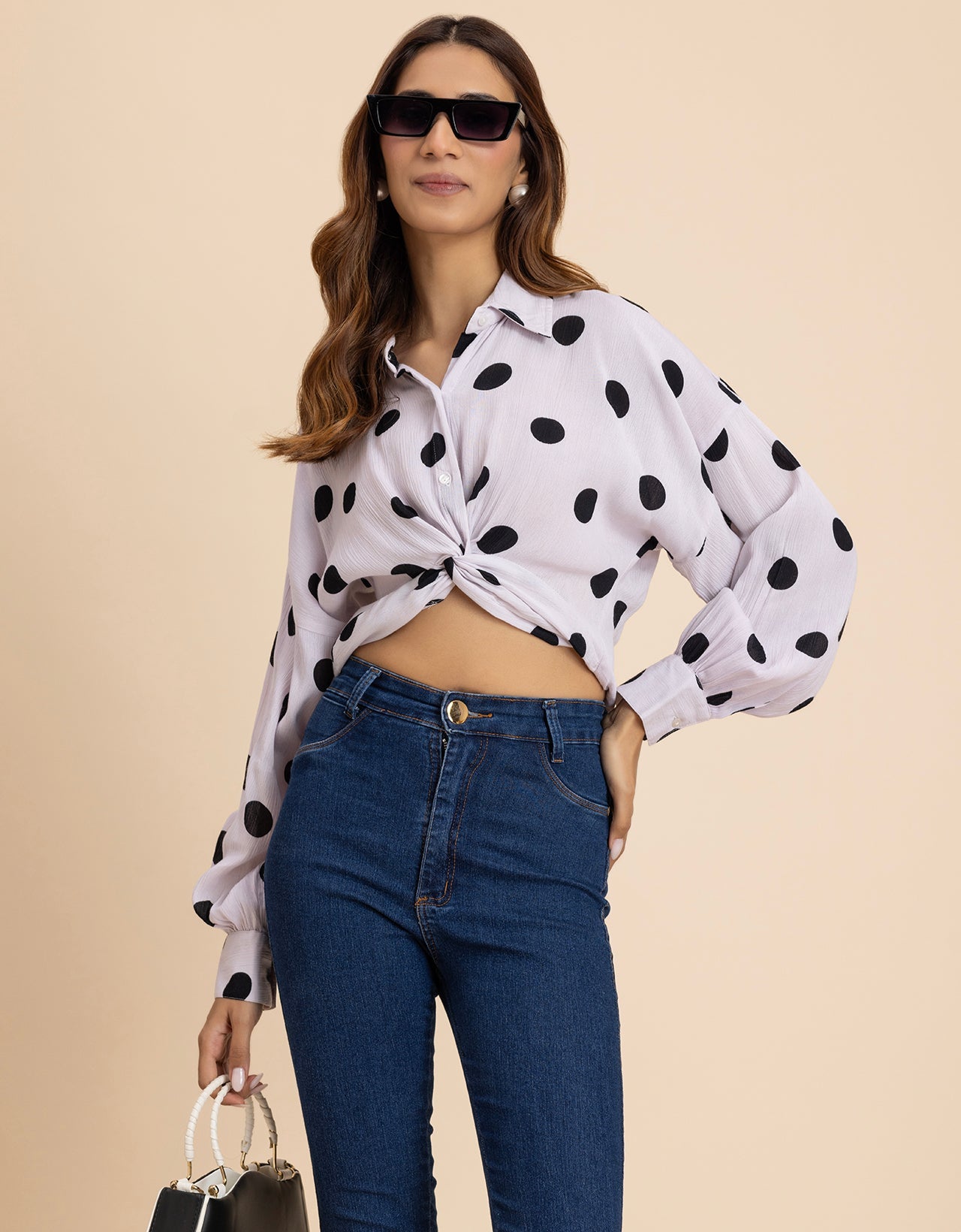 Printed Drop Shoulder Casual Relaxed Fit  Women's Shirt