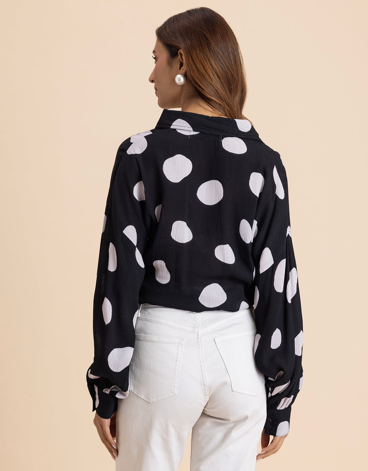 Printed Drop Shoulder Casual Relaxed Fit  Women's Shirt