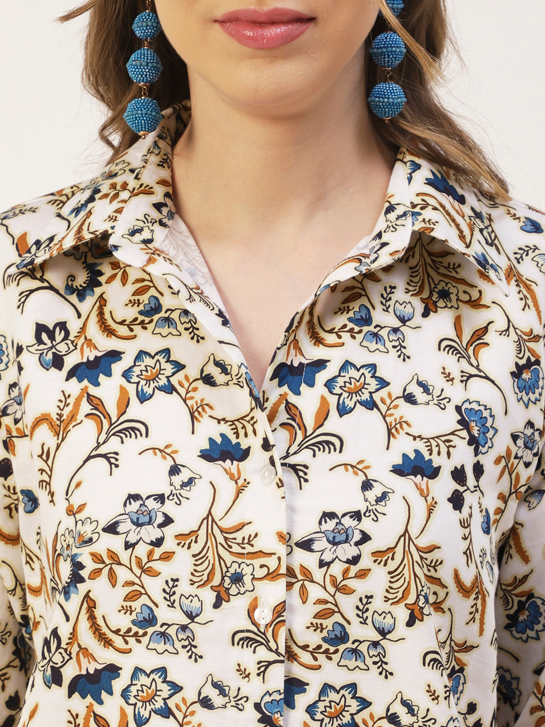 Collared Long Shirt Dress