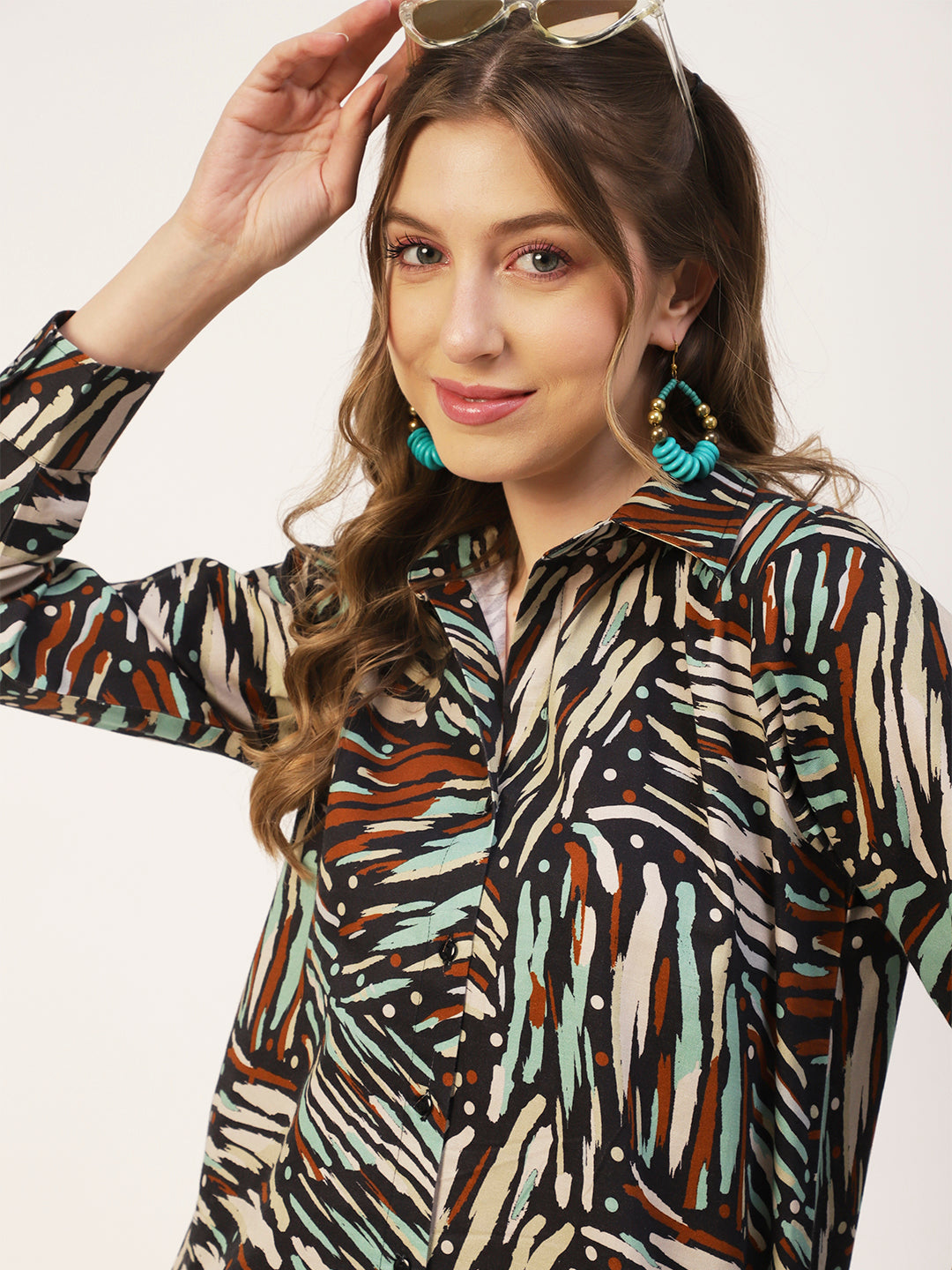 Collared Long Shirt Dress