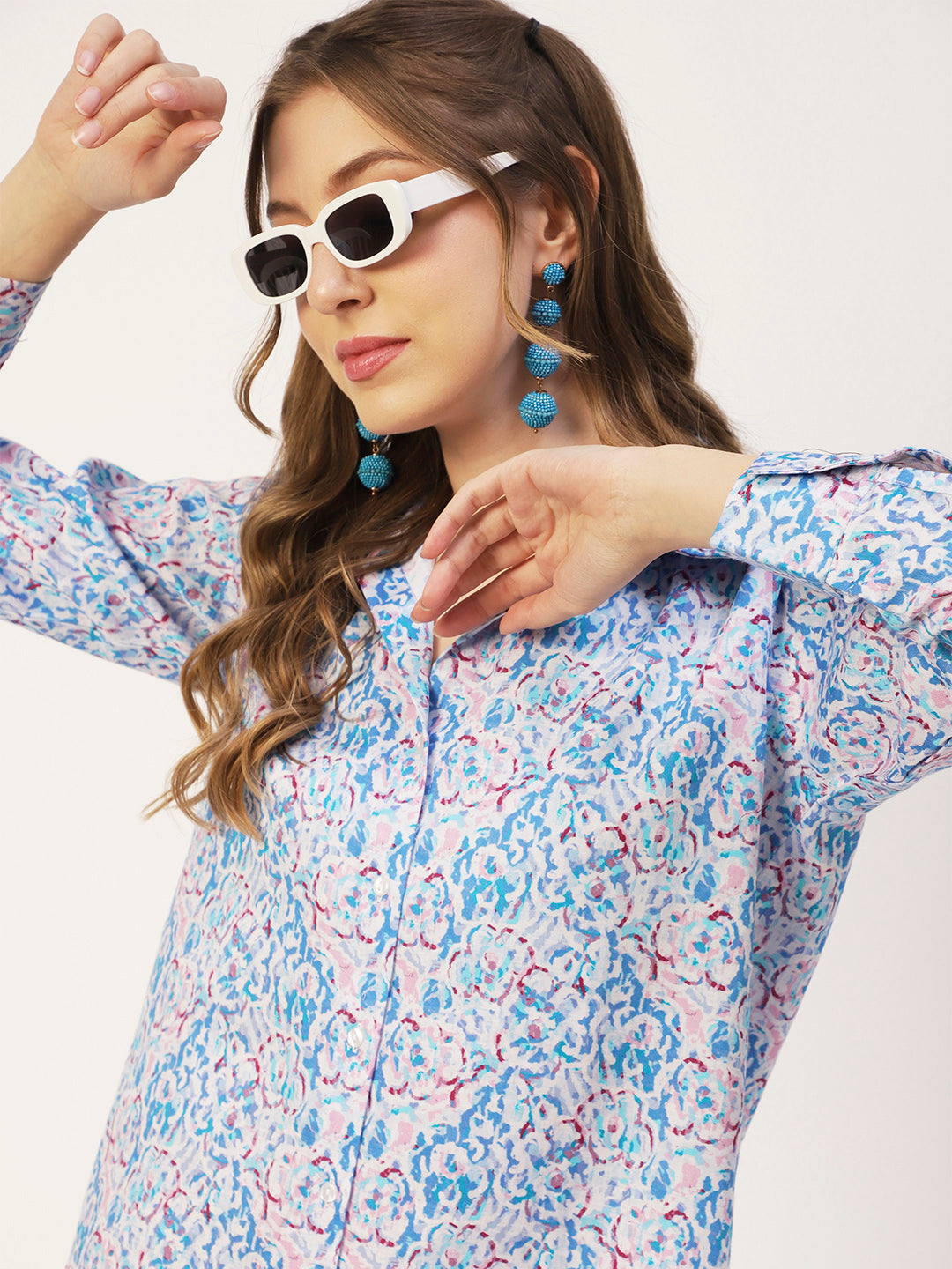 Collared Long Shirt Dress