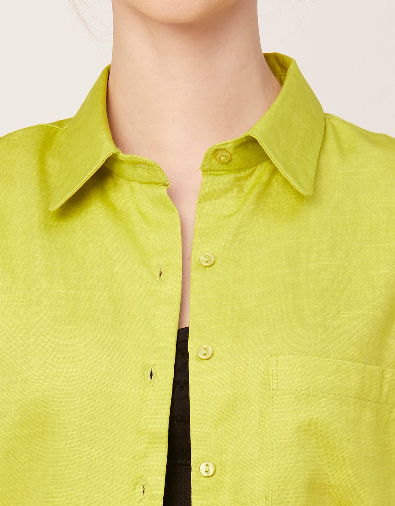 Satin Slub Over-Sized Shirt