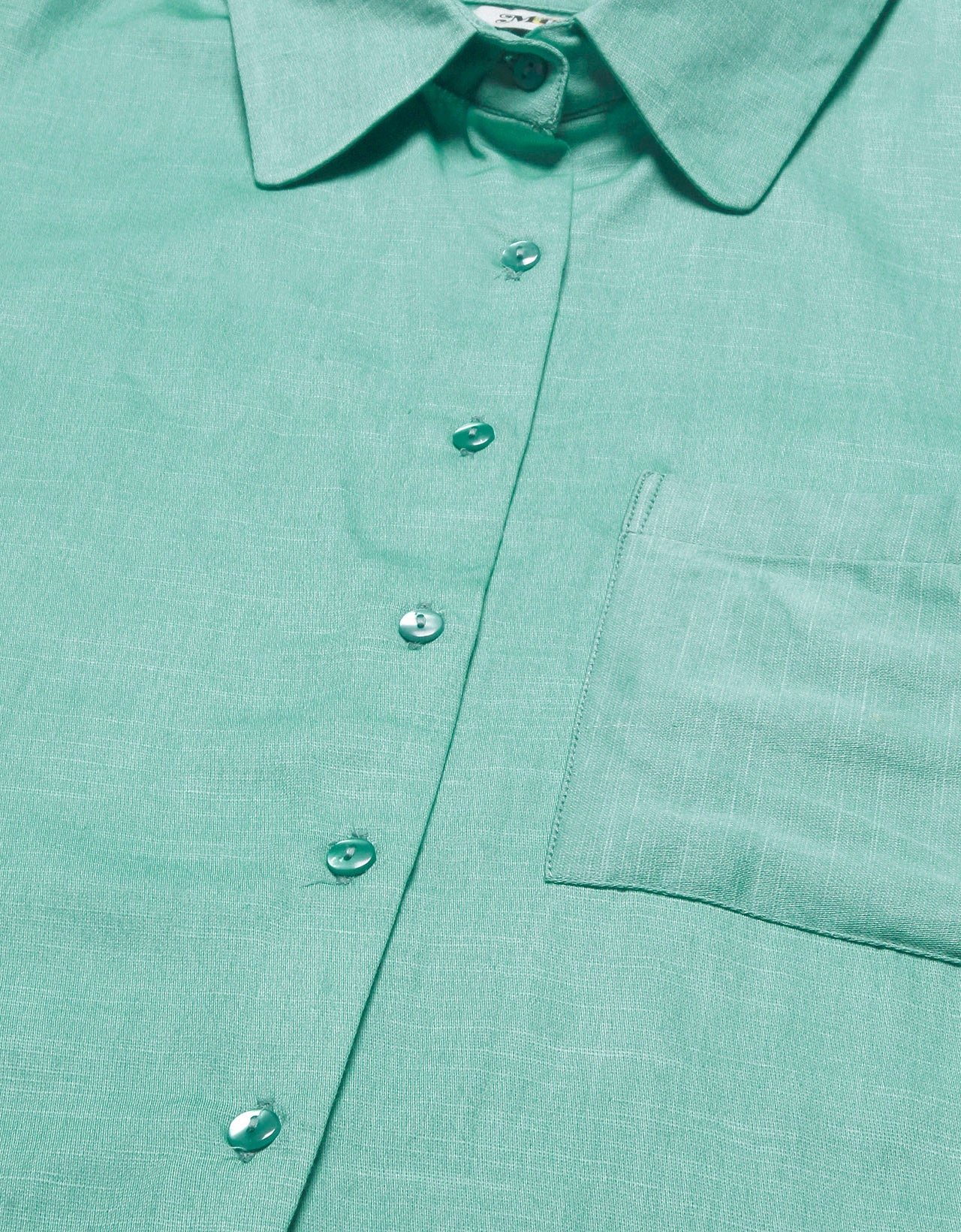 Satin Slub Over-Sized Shirt