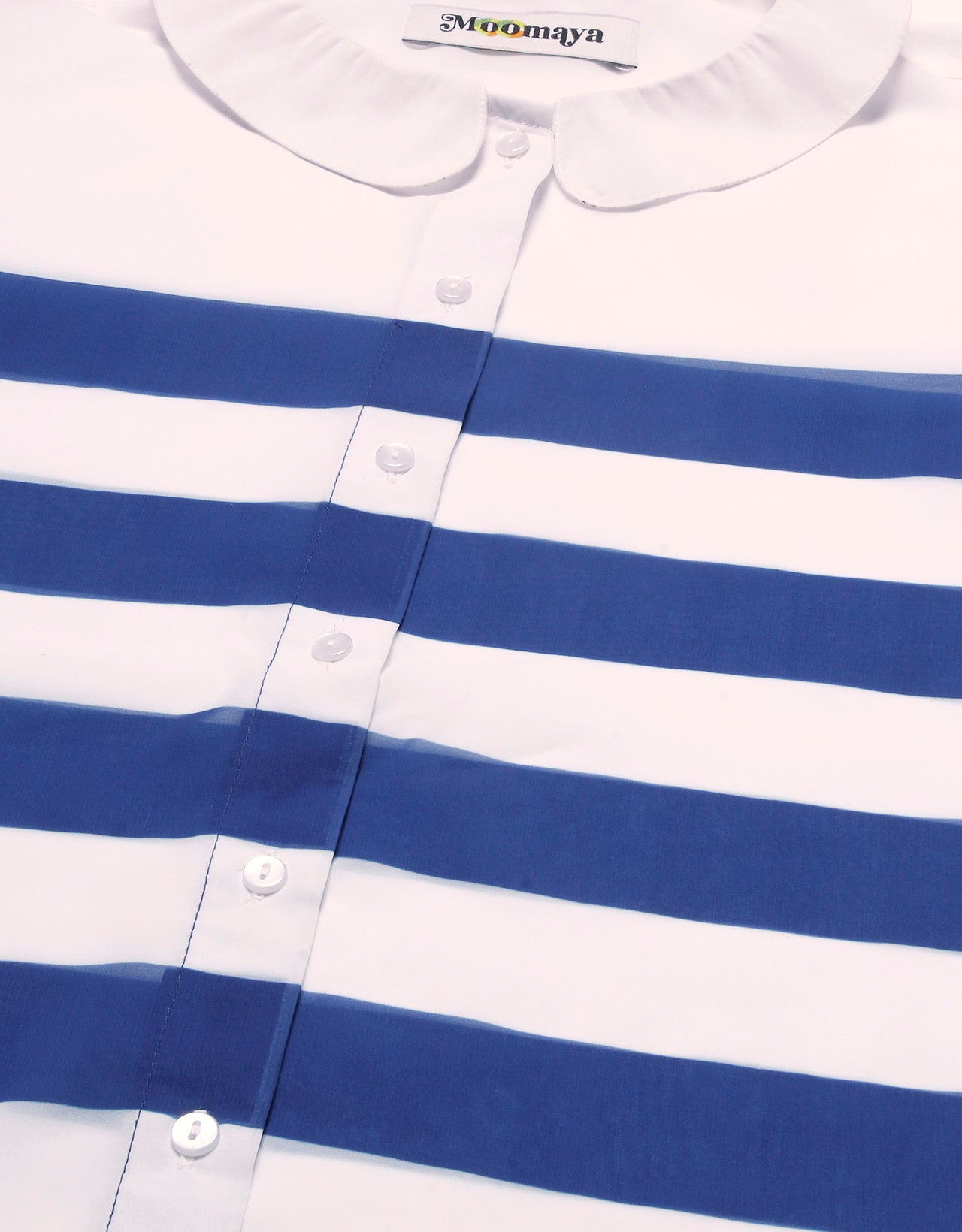 Printed Peter Pan Collar Shirt