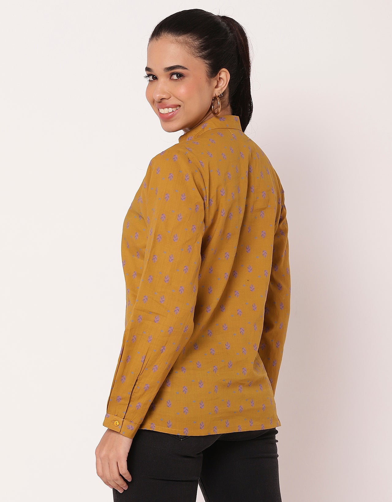 Printed Summer Shirt For Women, Full Sleeve Shirt