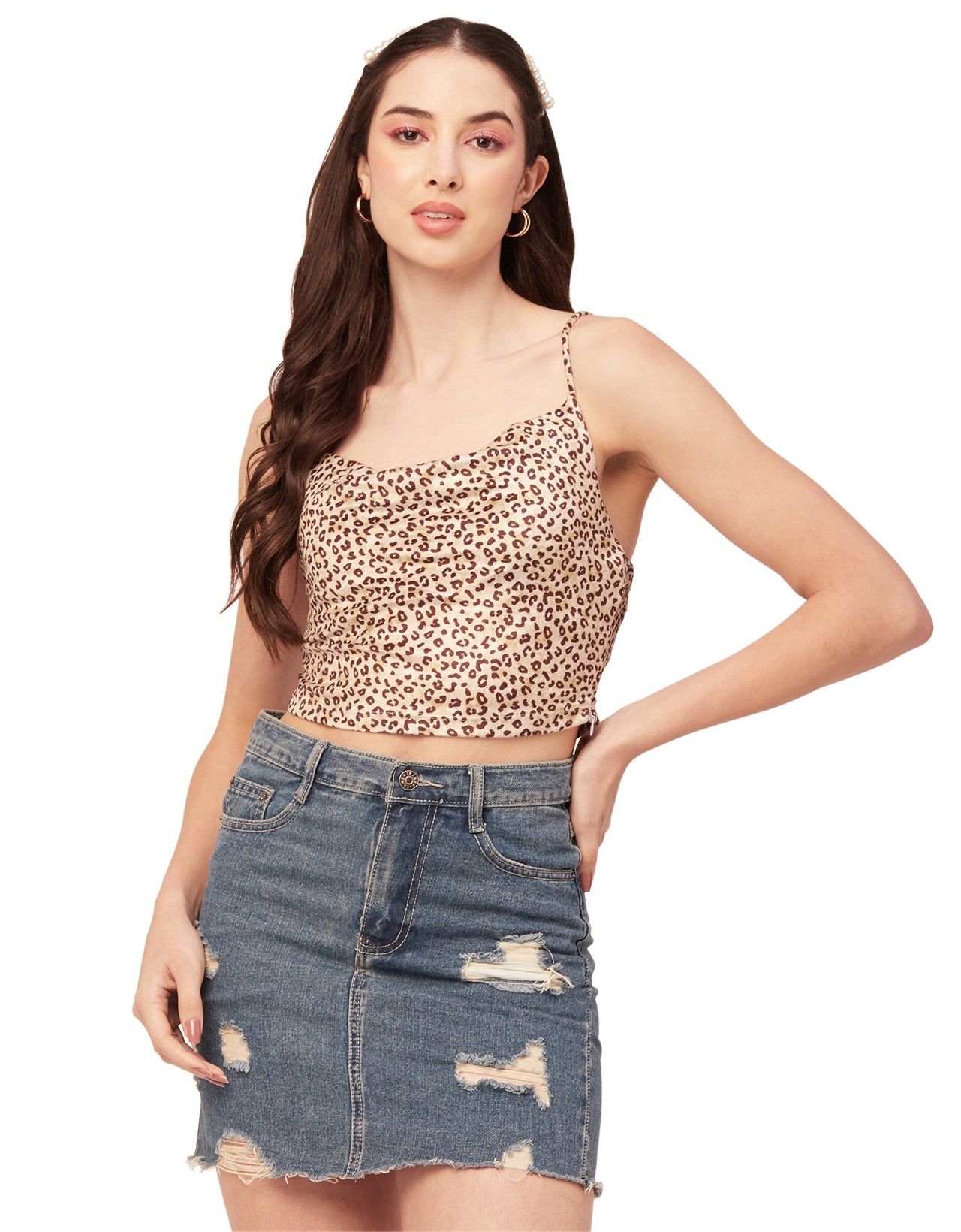 Velvet Crop Top, Sweetheart