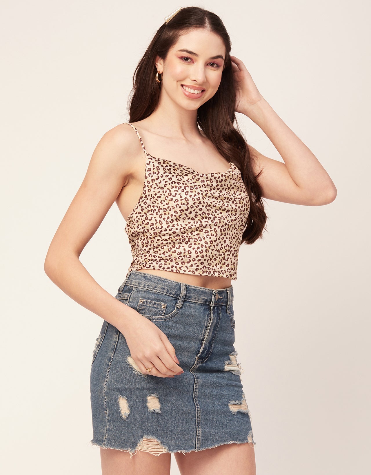 Velvet Crop Top, Sweetheart