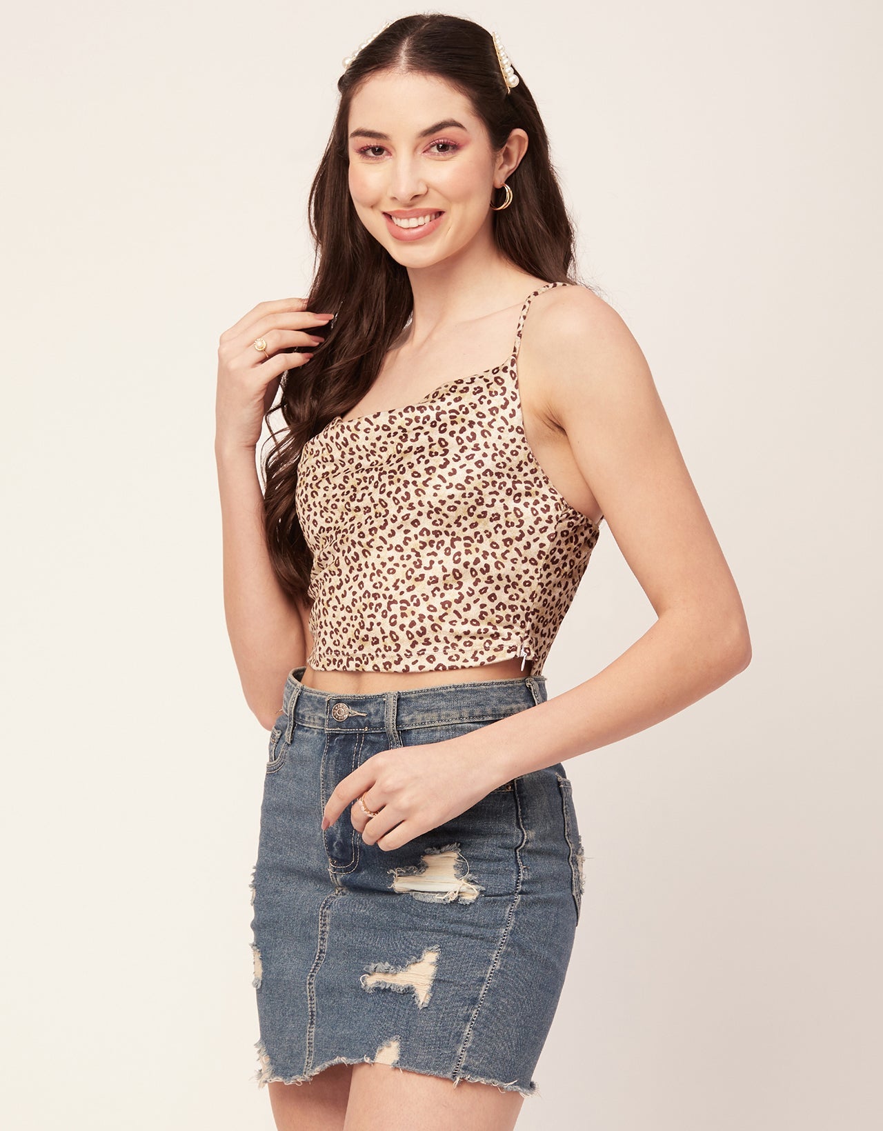 Velvet Crop Top, Sweetheart