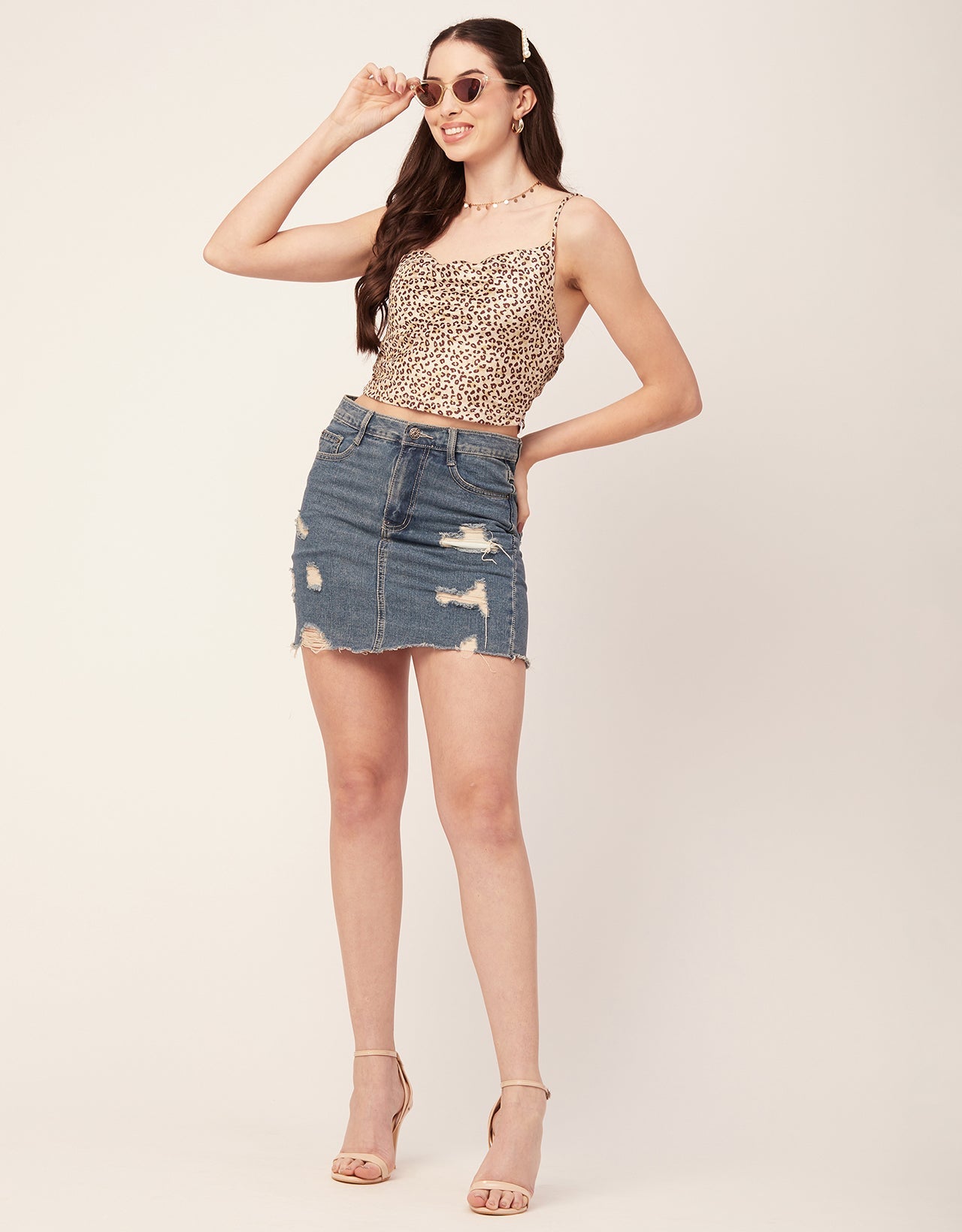Velvet Crop Top, Sweetheart