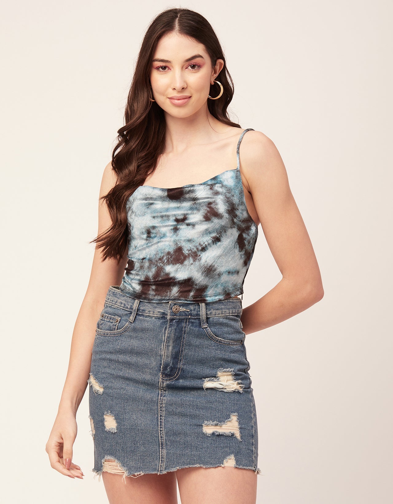 Velvet Crop Top, Sweetheart