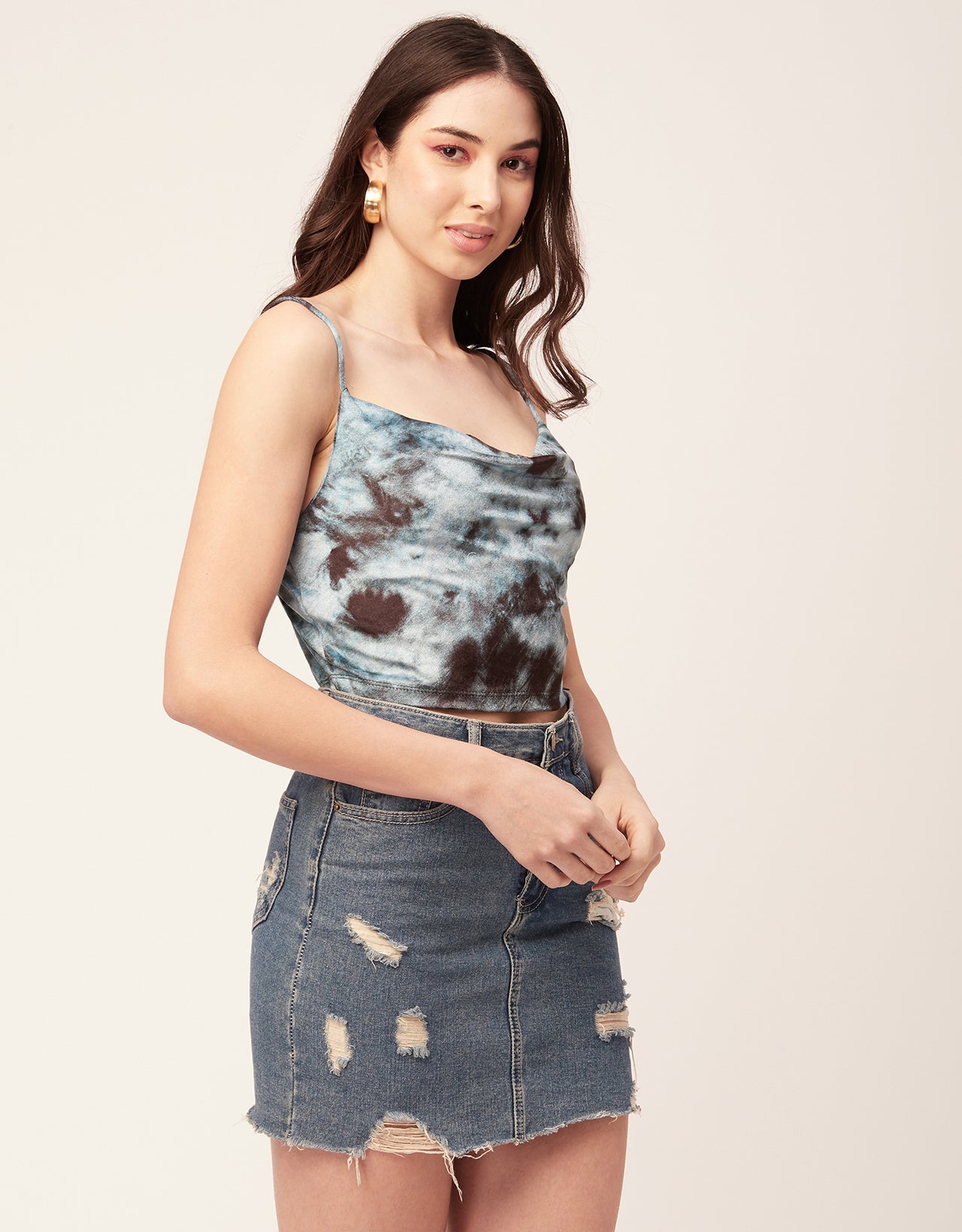 Velvet Crop Top, Sweetheart