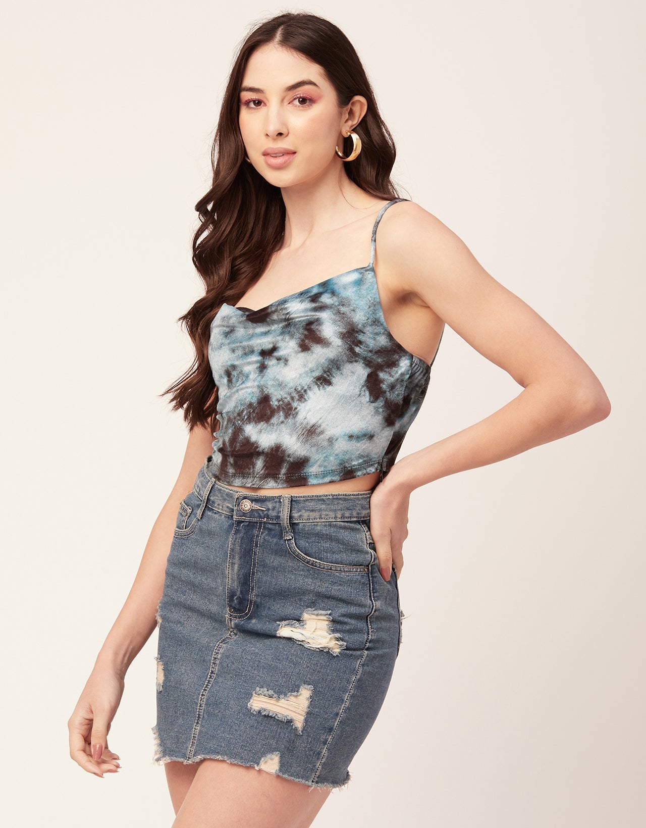 Velvet Crop Top, Sweetheart