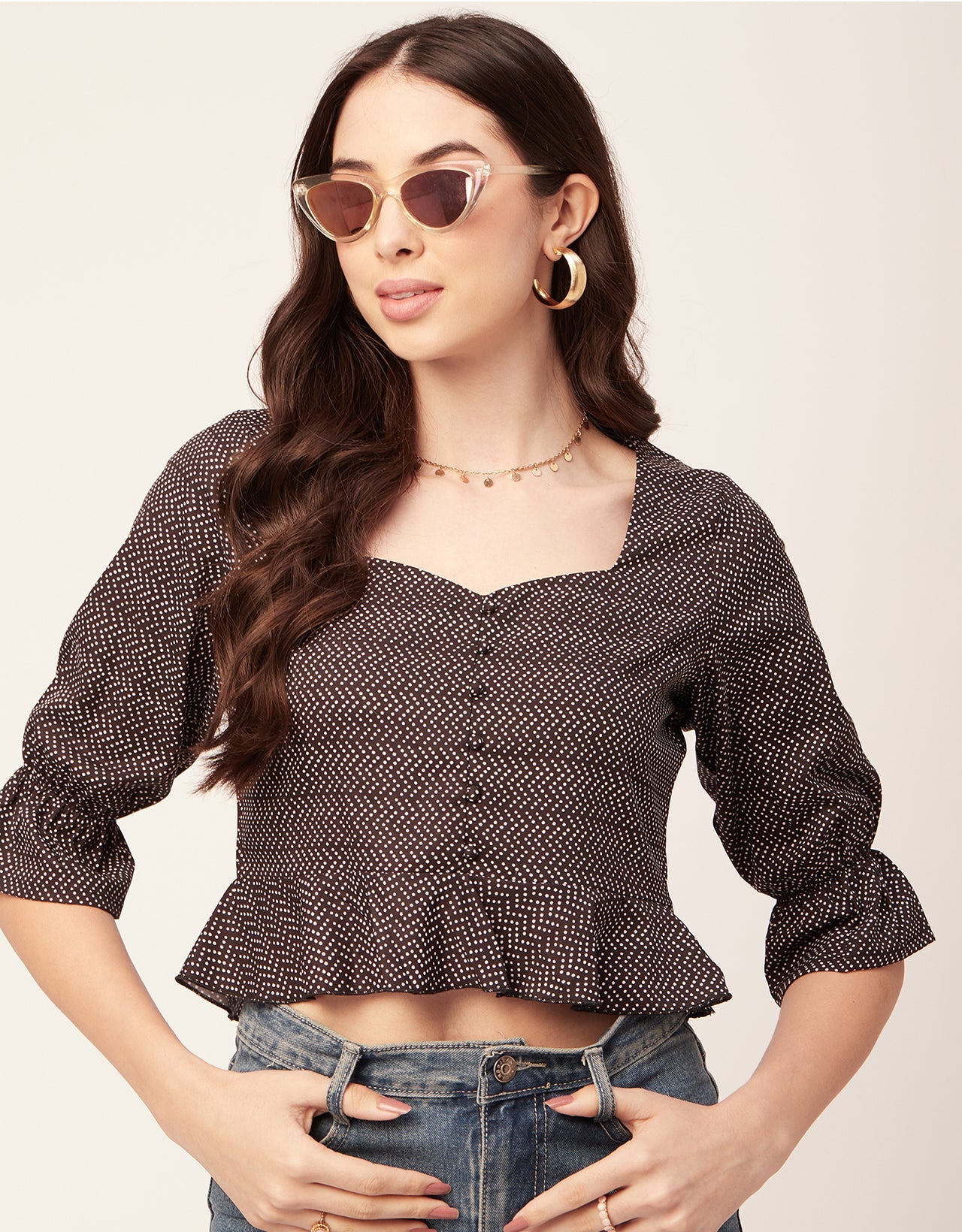 Short Sweetheart Crop Top