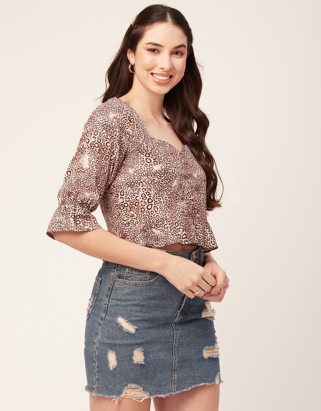 Short Sweetheart Crop Top